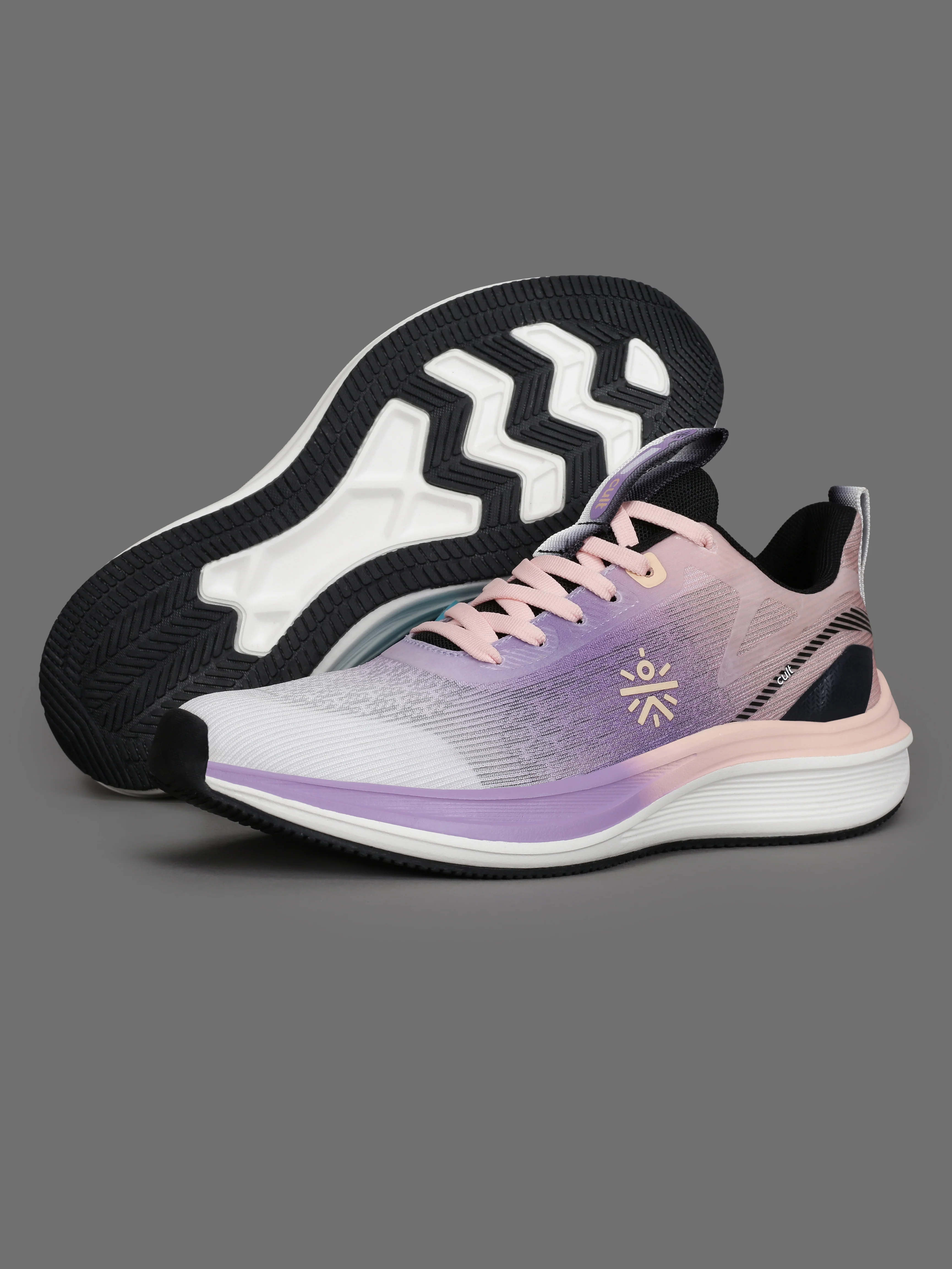 cult Women's Aetheris Running Shoes - Purple & Peach - Image 12