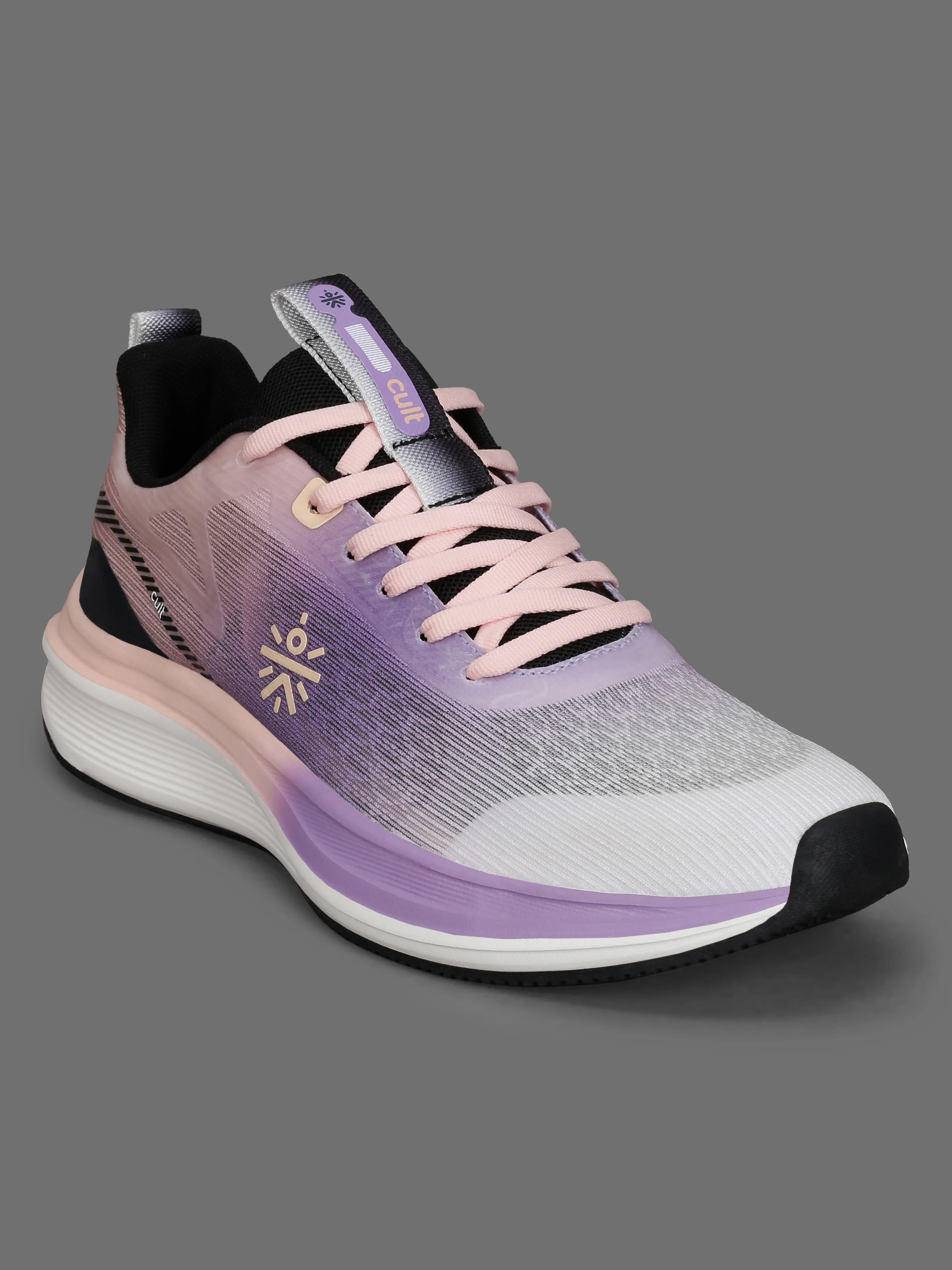 cult Women's Aetheris Running Shoes - Purple & Peach - Image 3
