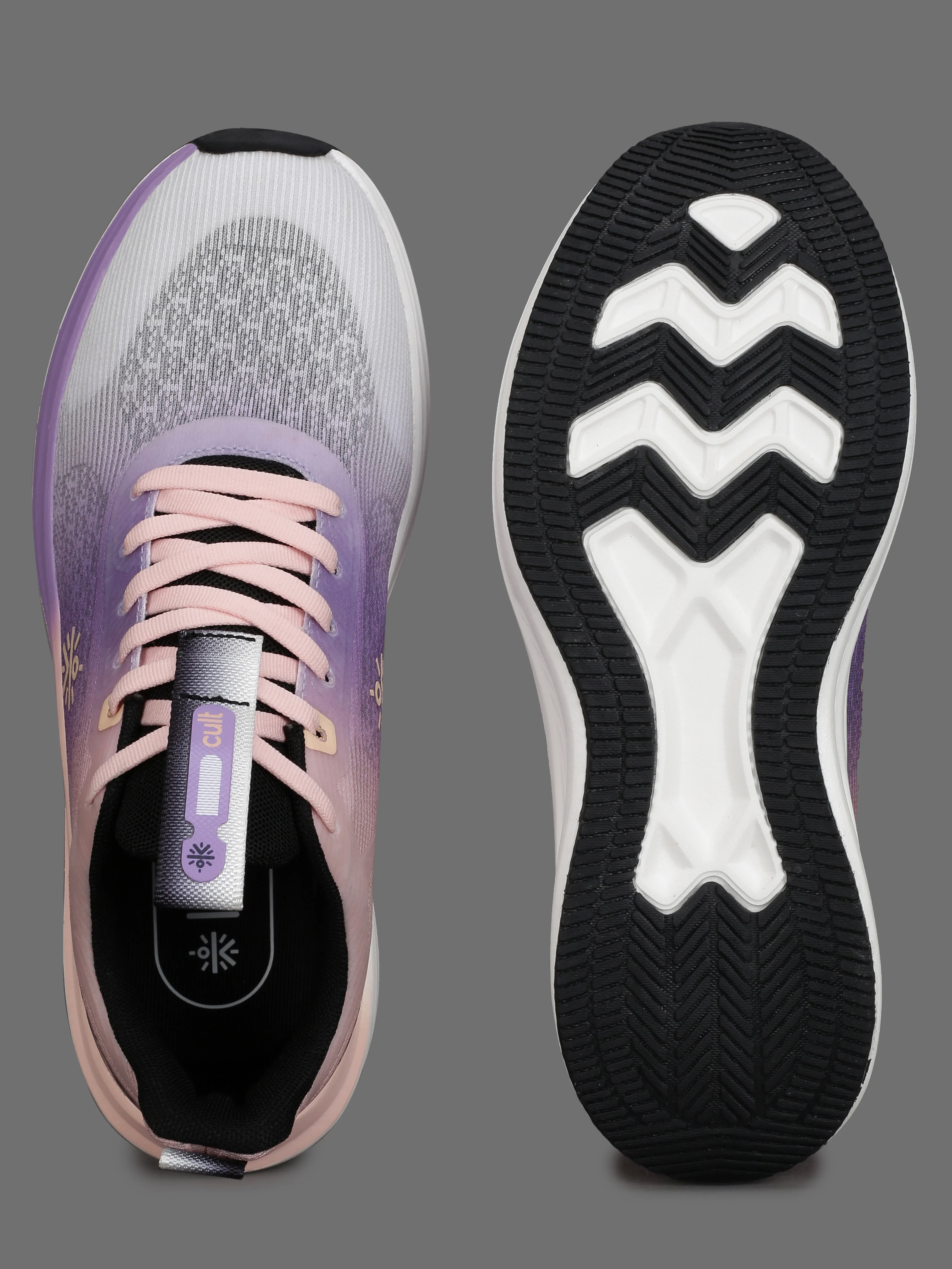 cult Women's Aetheris Running Shoes - Purple & Peach - Image 6