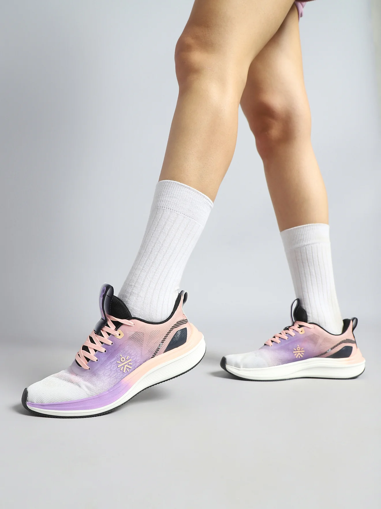 cult Women's Aetheris Running Shoes - Purple & Peach - Image 7