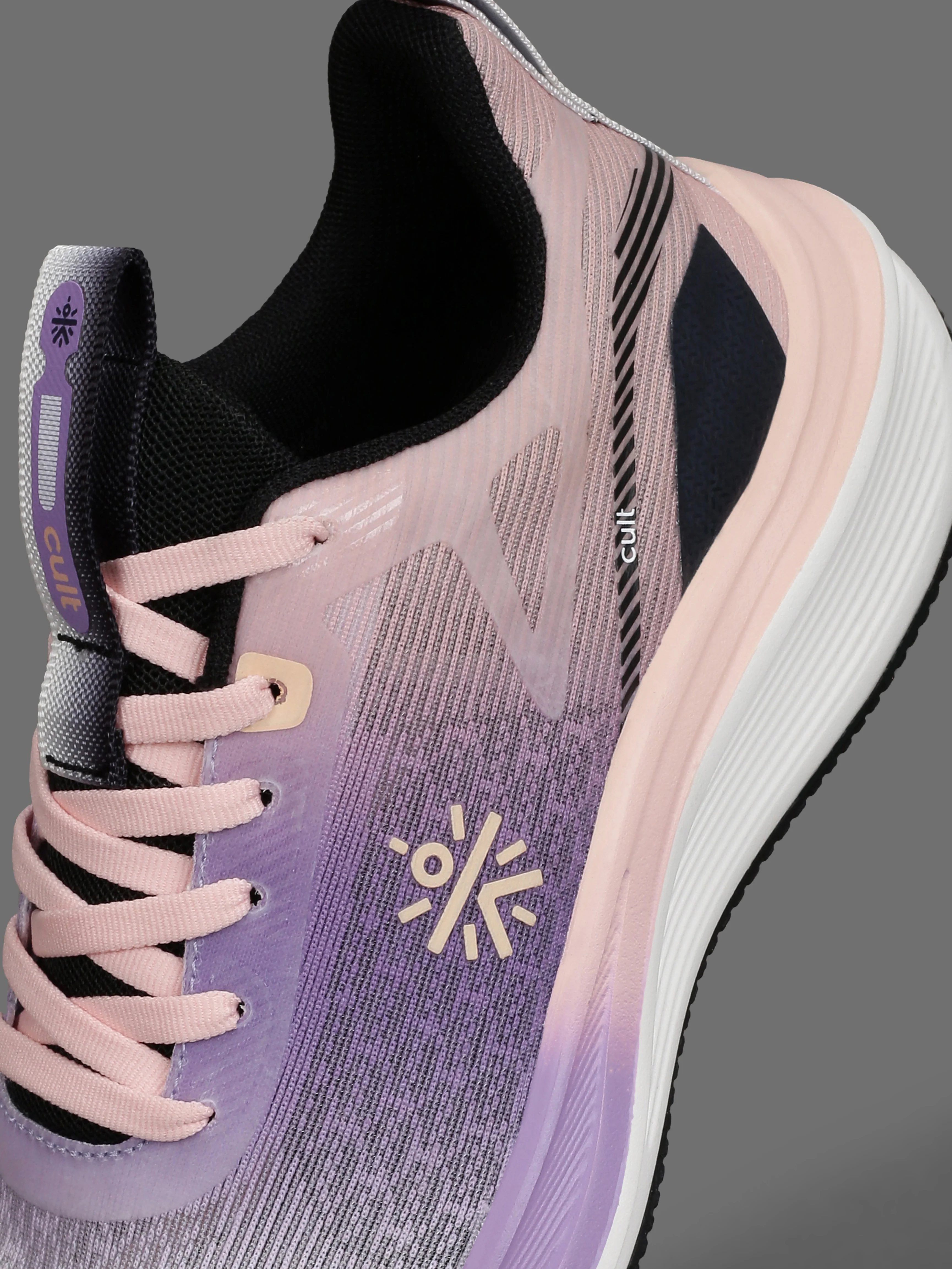 cult Women's Aetheris Running Shoes - Purple & Peach - Image 9