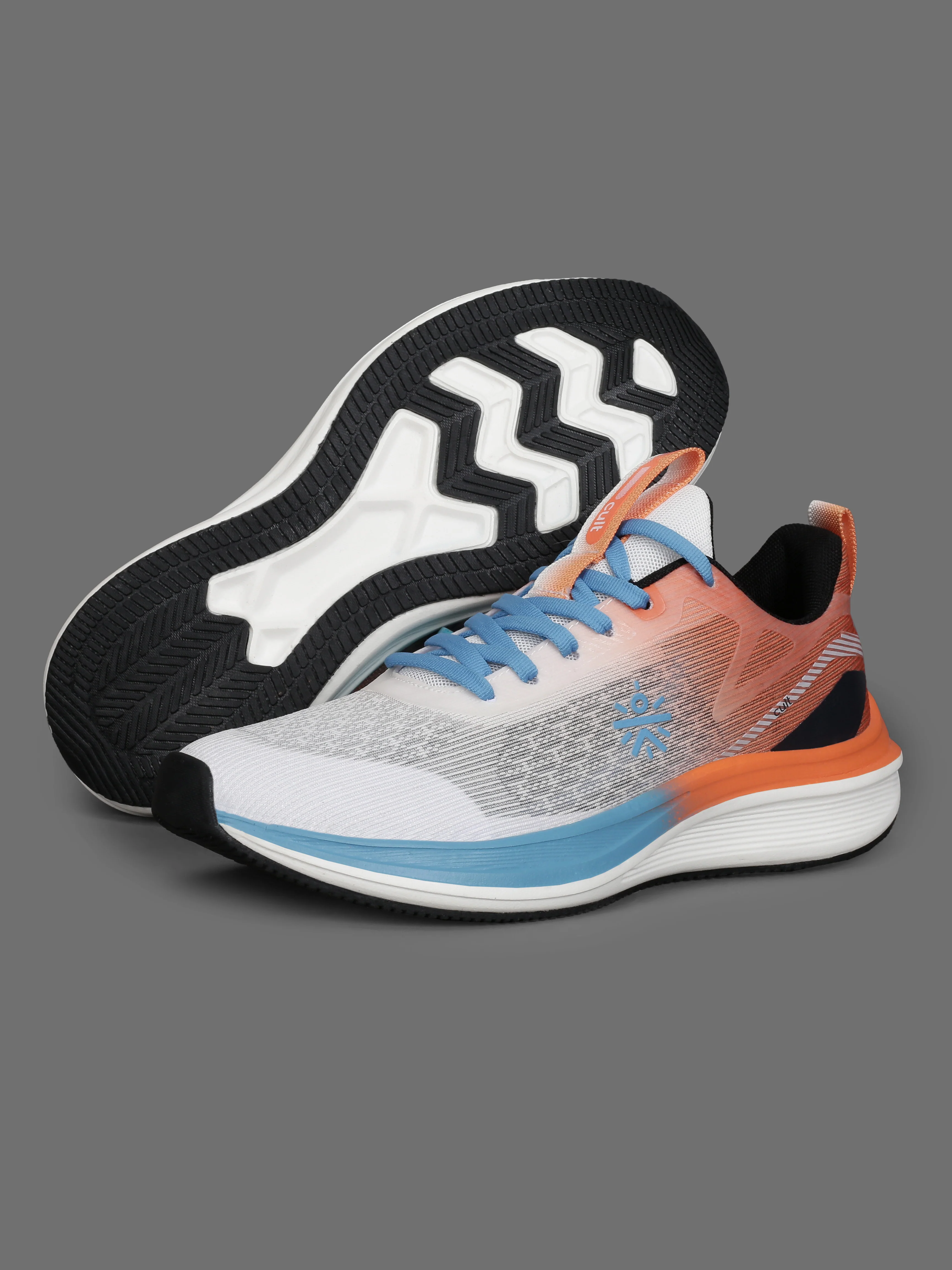 cult Women's Aetheris Running Shoes - White & Orange - Image 12