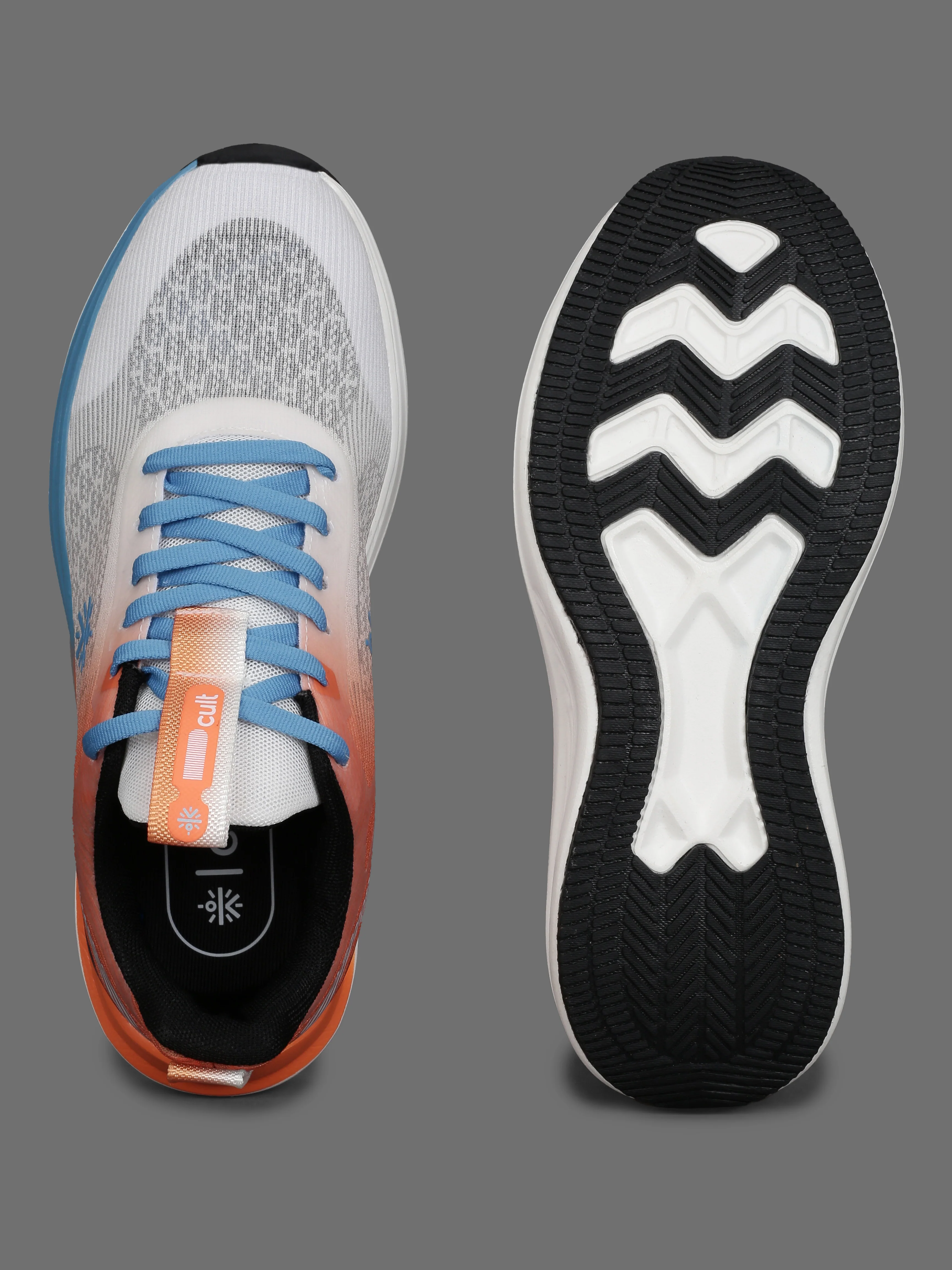 cult Women's Aetheris Running Shoes - White & Orange - Image 6