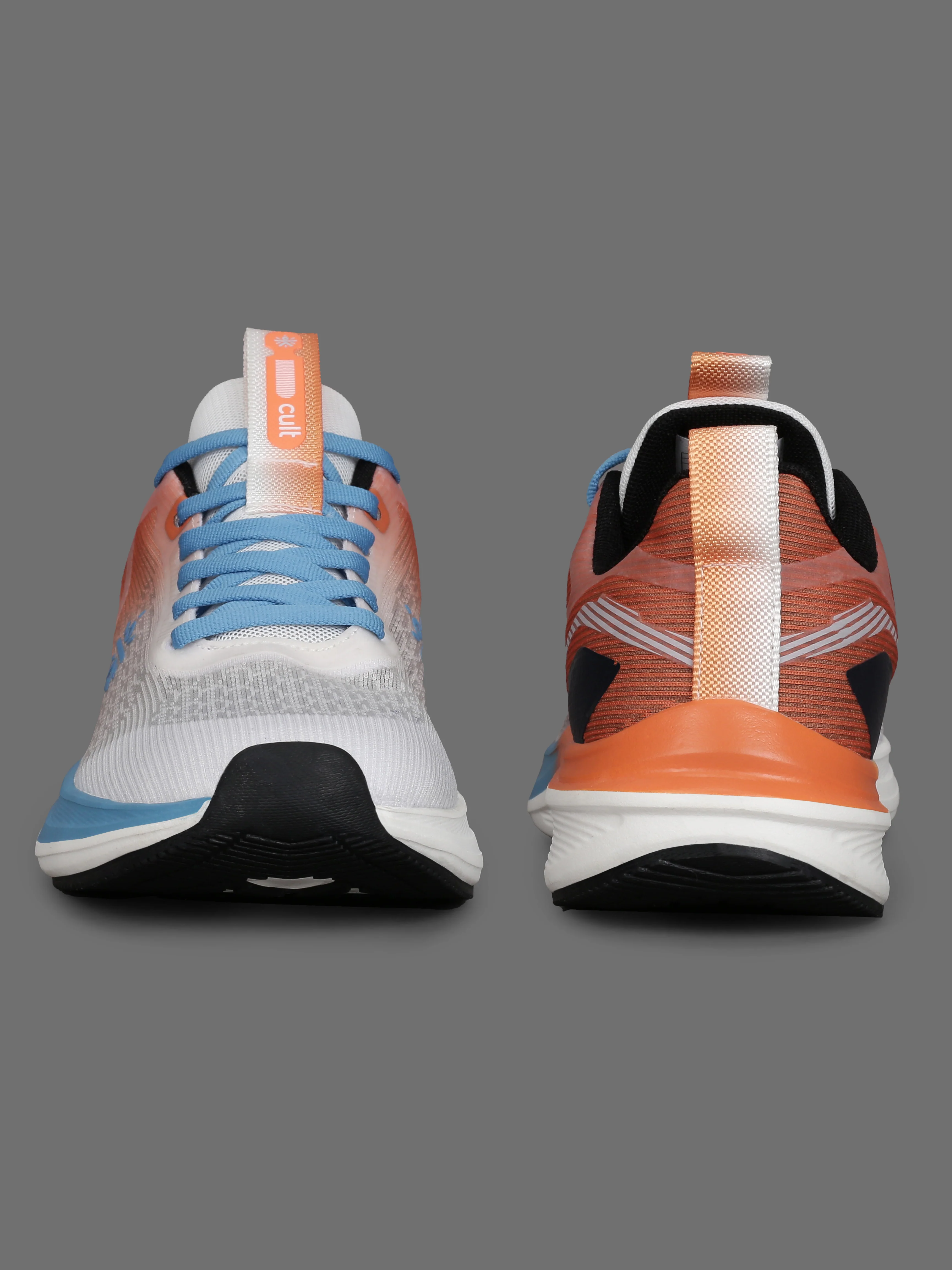 cult Women's Aetheris Running Shoes - White & Orange - Image 8