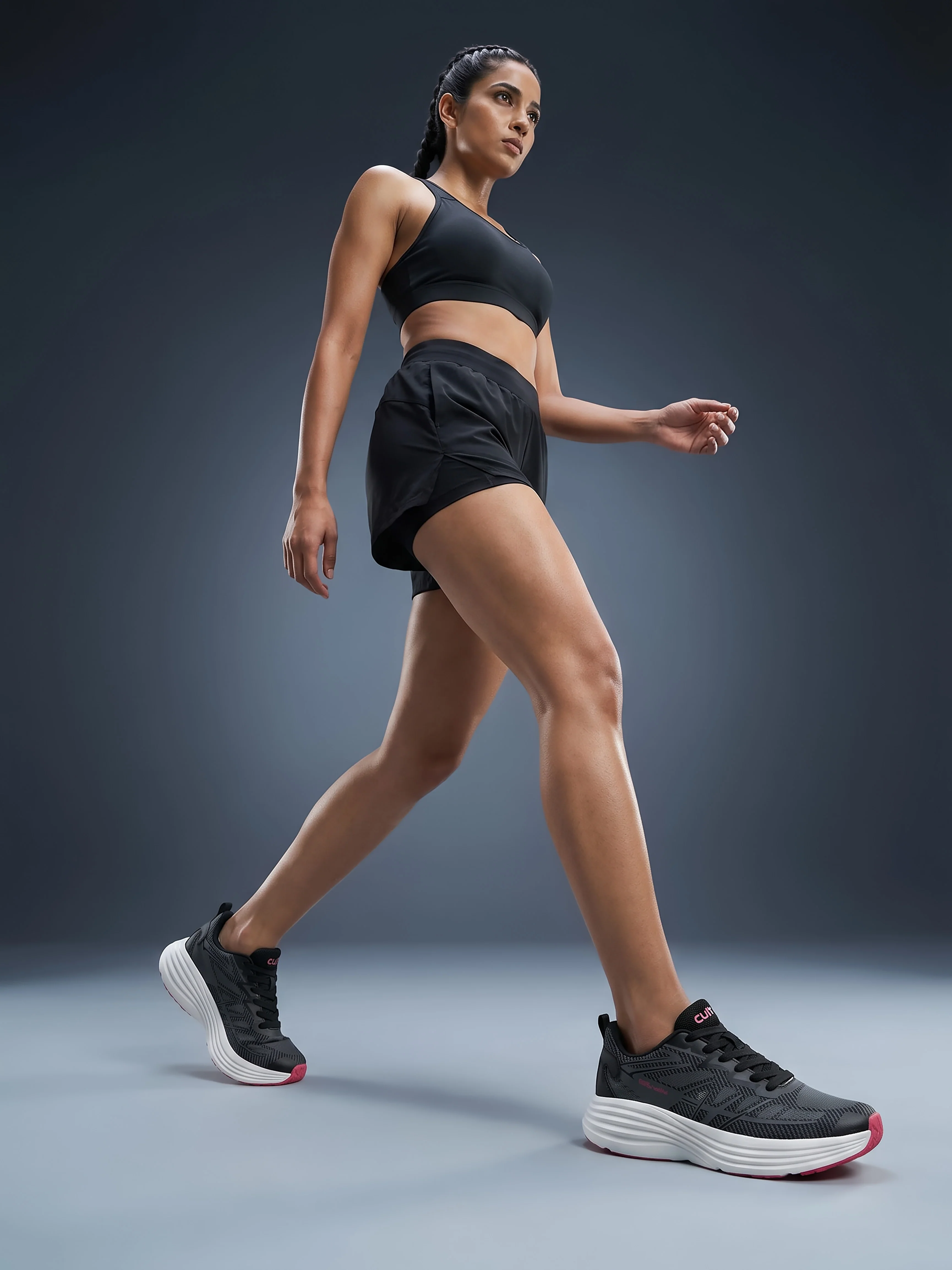 cult Women's AirStride Walking Shoes - Black - Image 2