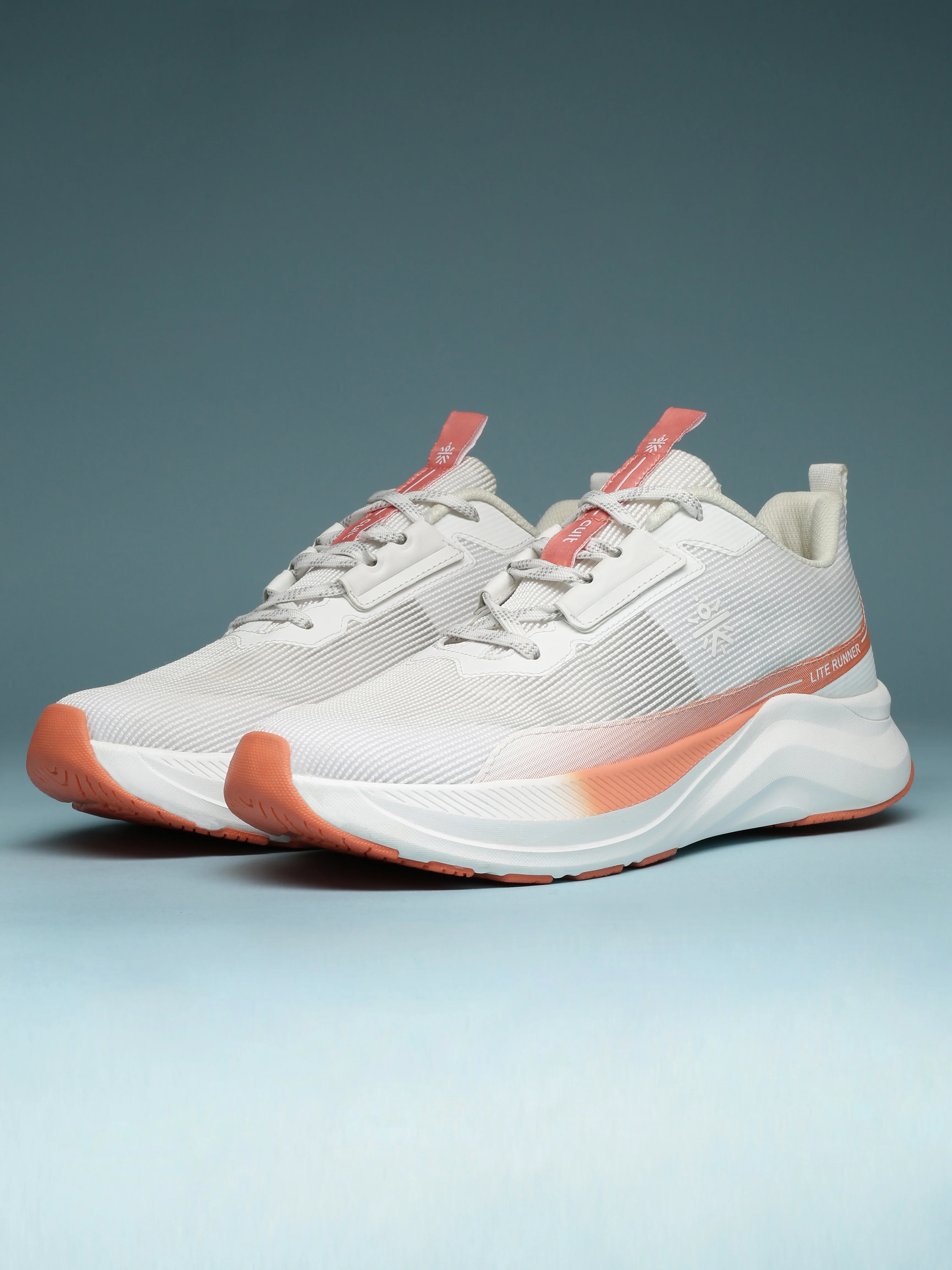cult Women's Aurelia Running Shoes - Off White/Coral - Image 12