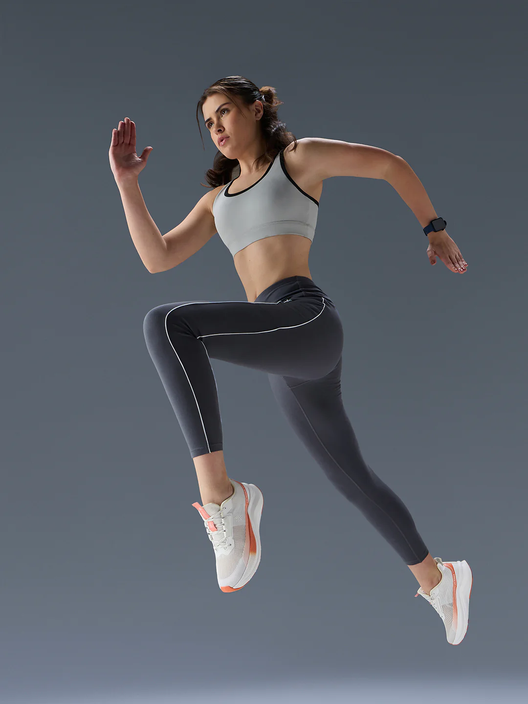 cult Women's Aurelia Running Shoes - Off White/Coral - Image 2