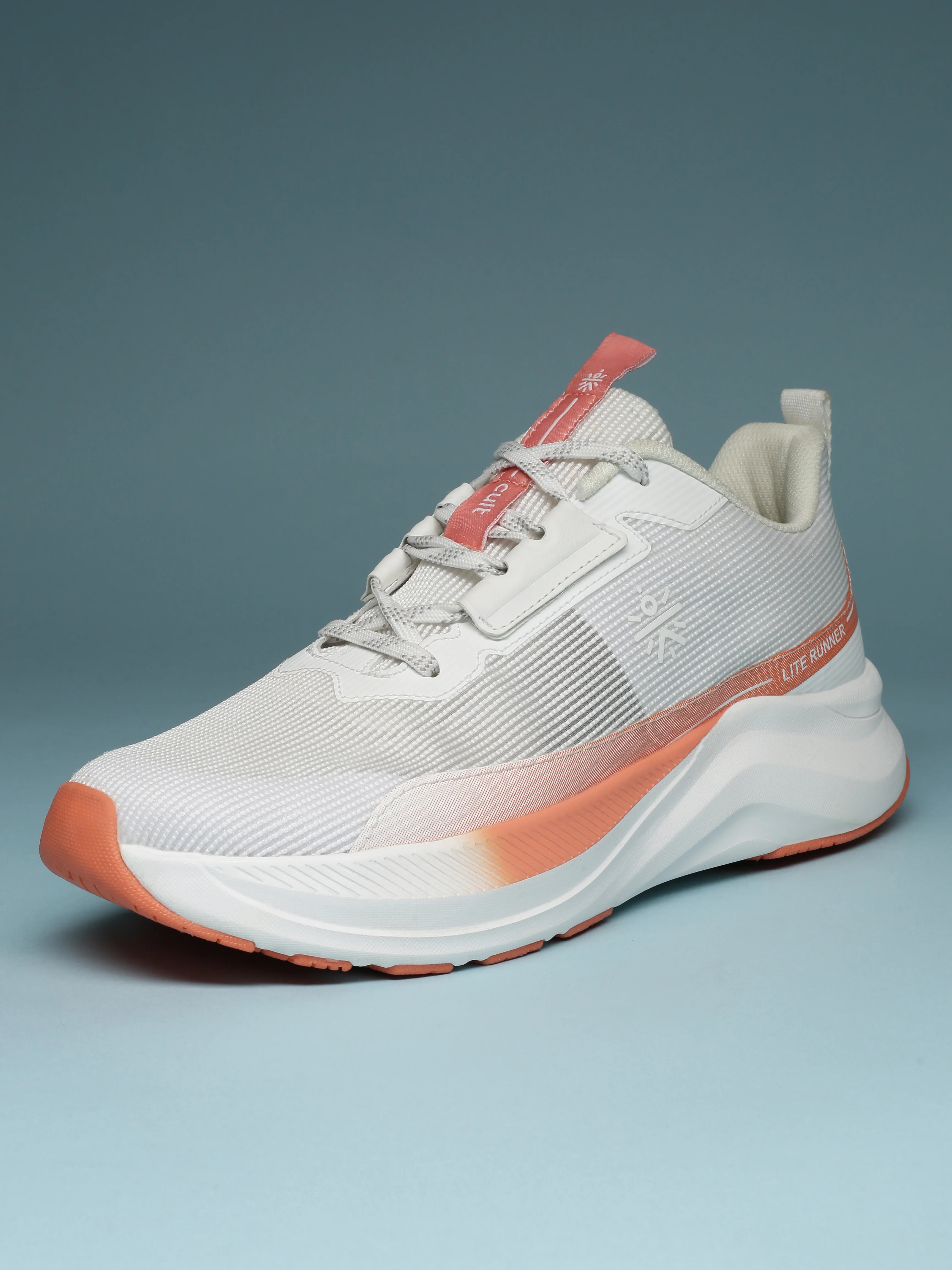 cult Women's Aurelia Running Shoes - Off White/Coral - Image 4