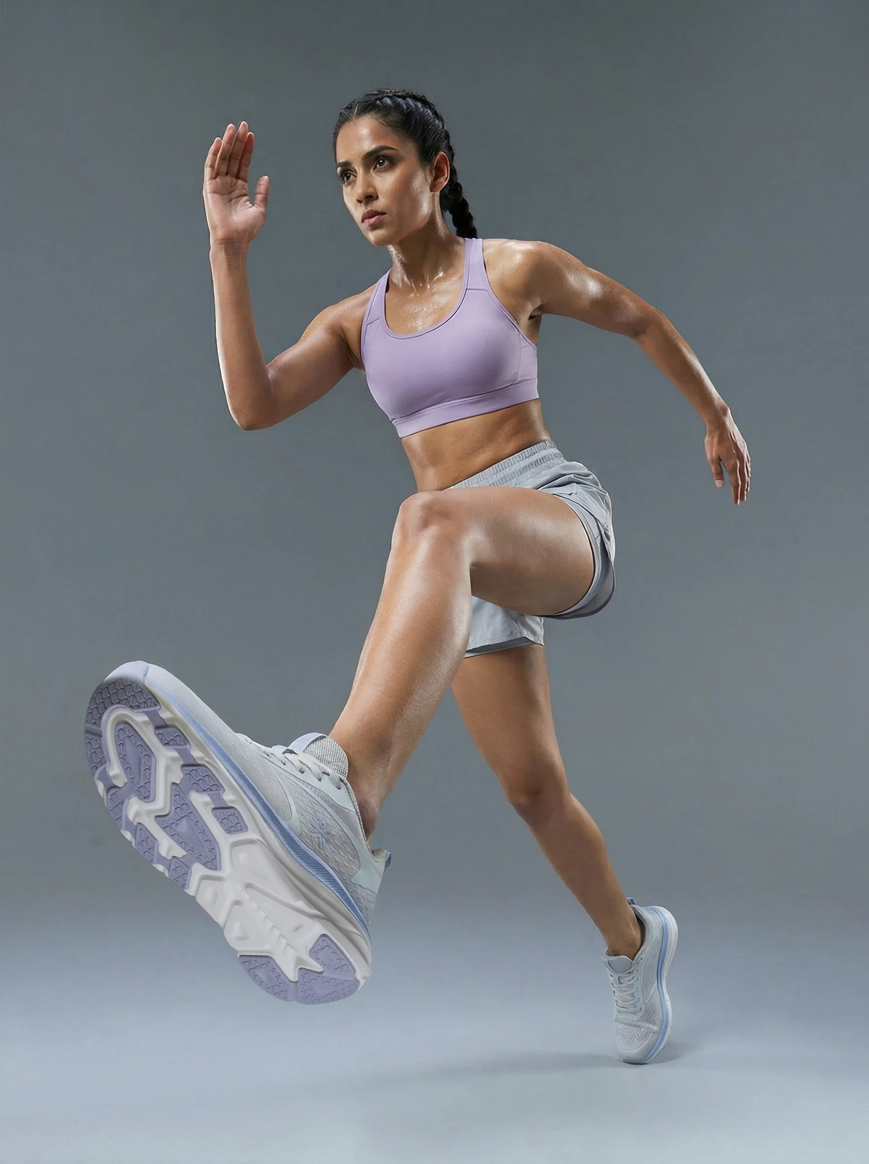 cult Women's CloudRise Running Shoes - Ice Blue - Image 2