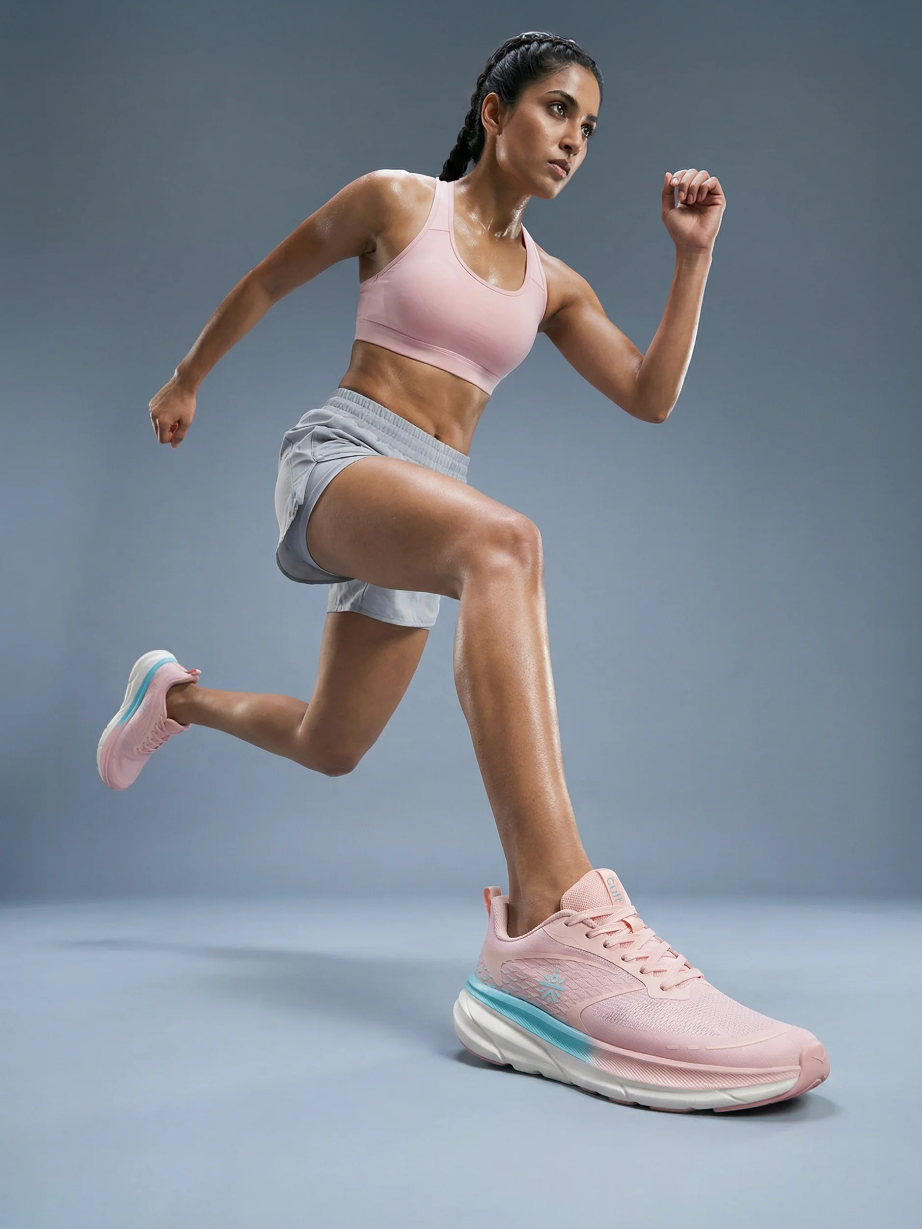 cult Women's CloudRise Running Shoes - Peach - Image 2