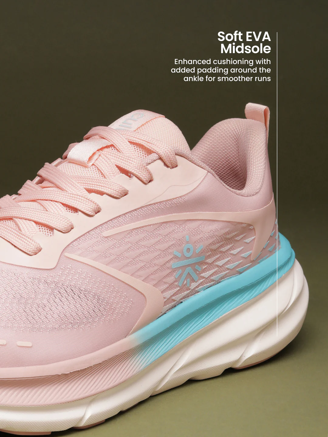 cult Women's CloudRise Running Shoes - Peach - Image 5