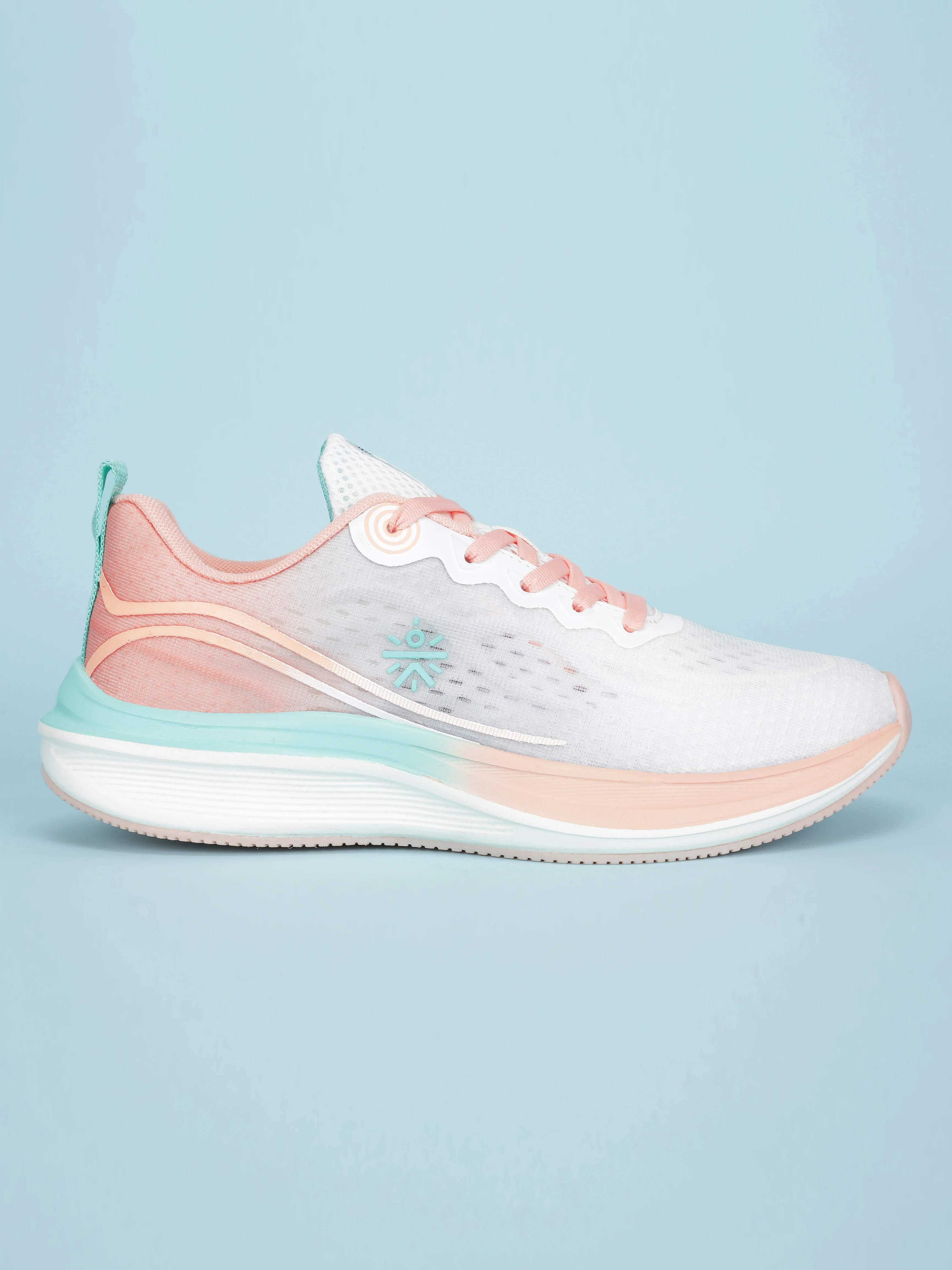 Cult Women's Dynex Running Shoes - White/Peach - Image 3