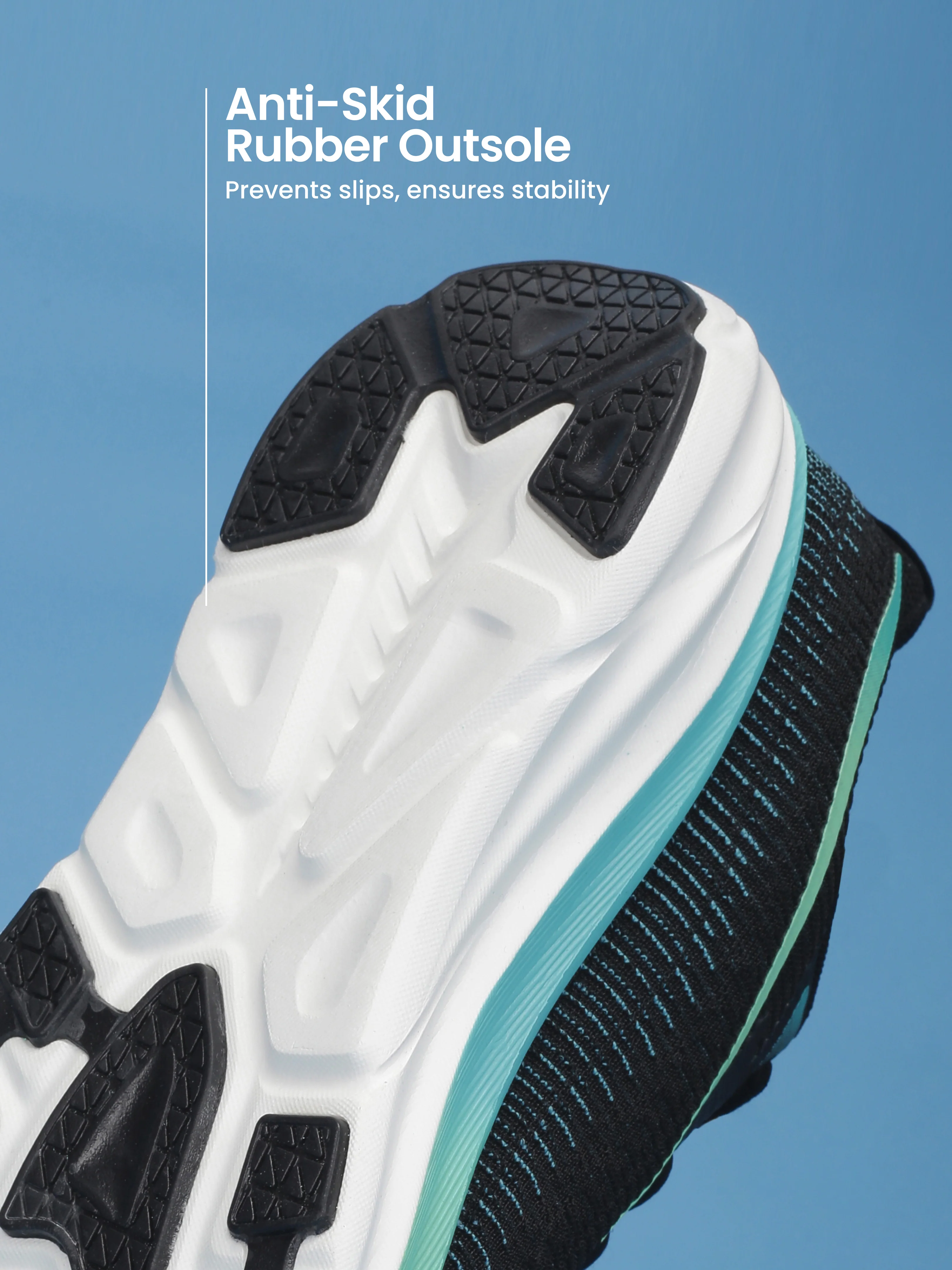 cult Women's Flytor Running Shoes - Black/Sea Green - Image 5