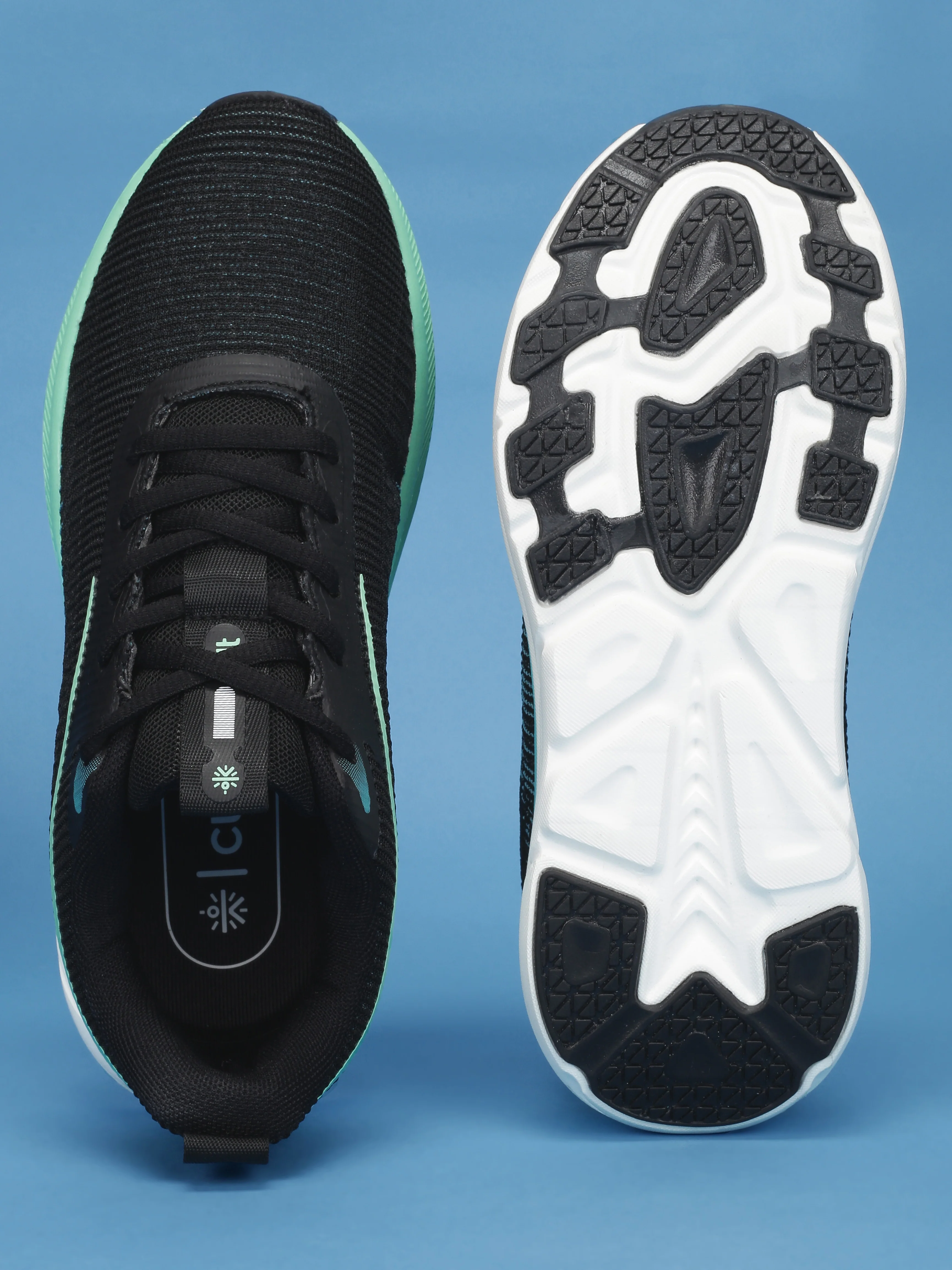 cult Women's Flytor Running Shoes - Black/Sea Green - Image 8
