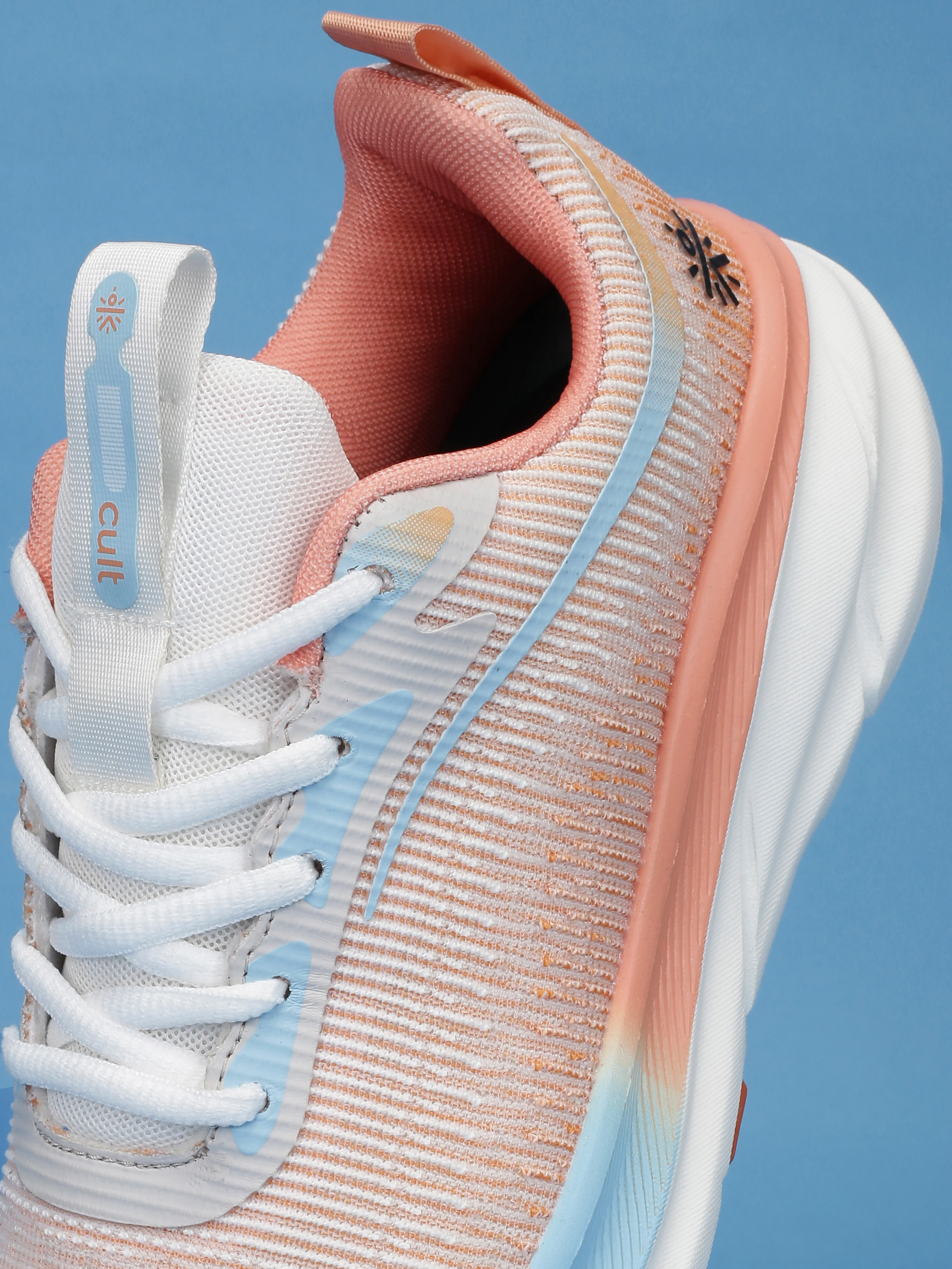 cult Women's Flytor Running Shoes - L. Peach/Ice Blue - Image 10
