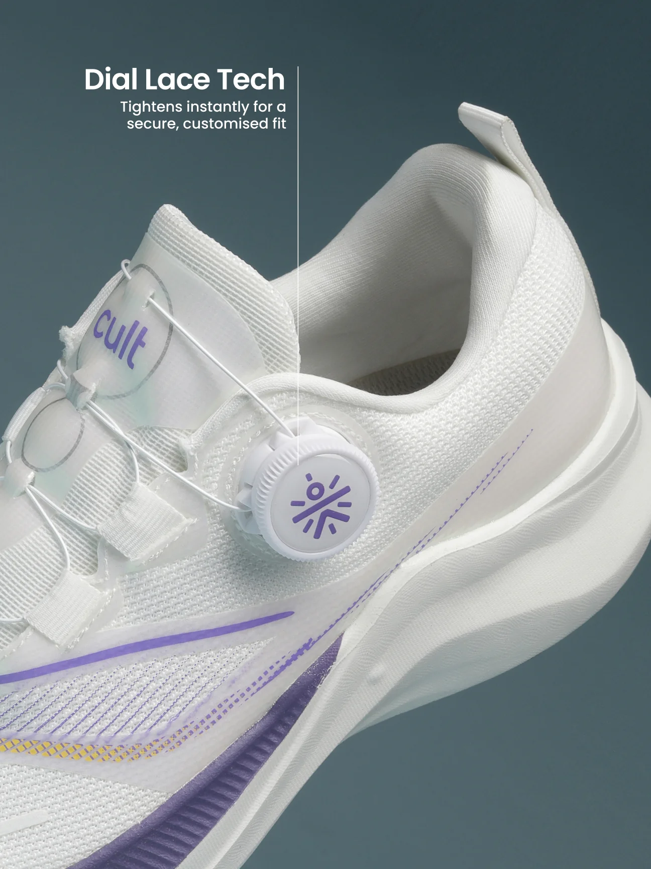 cult Women's PowerPace Running Shoes - White - Image 6