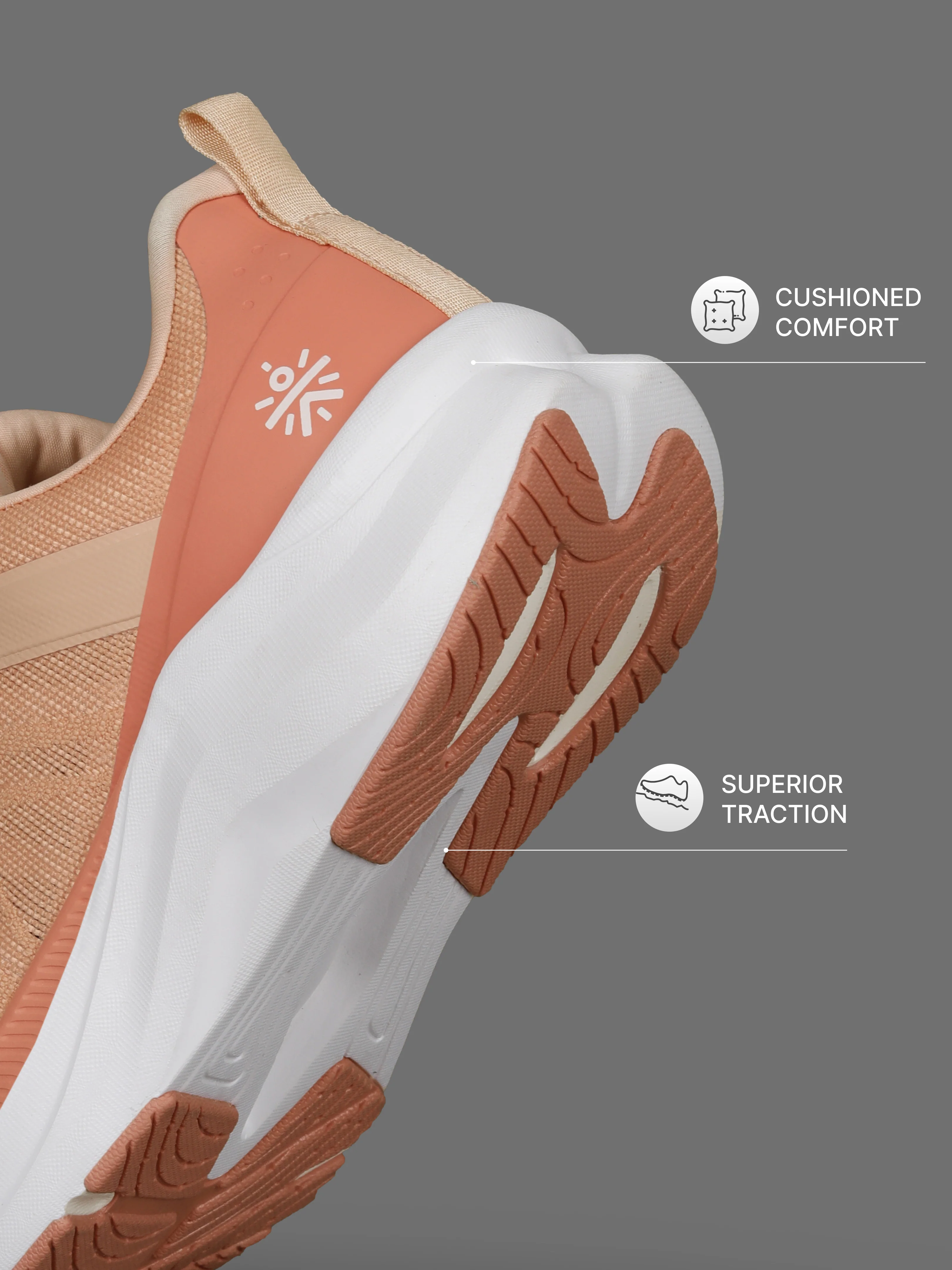 cult Women's Surge Running Shoes - Peach - Image 5