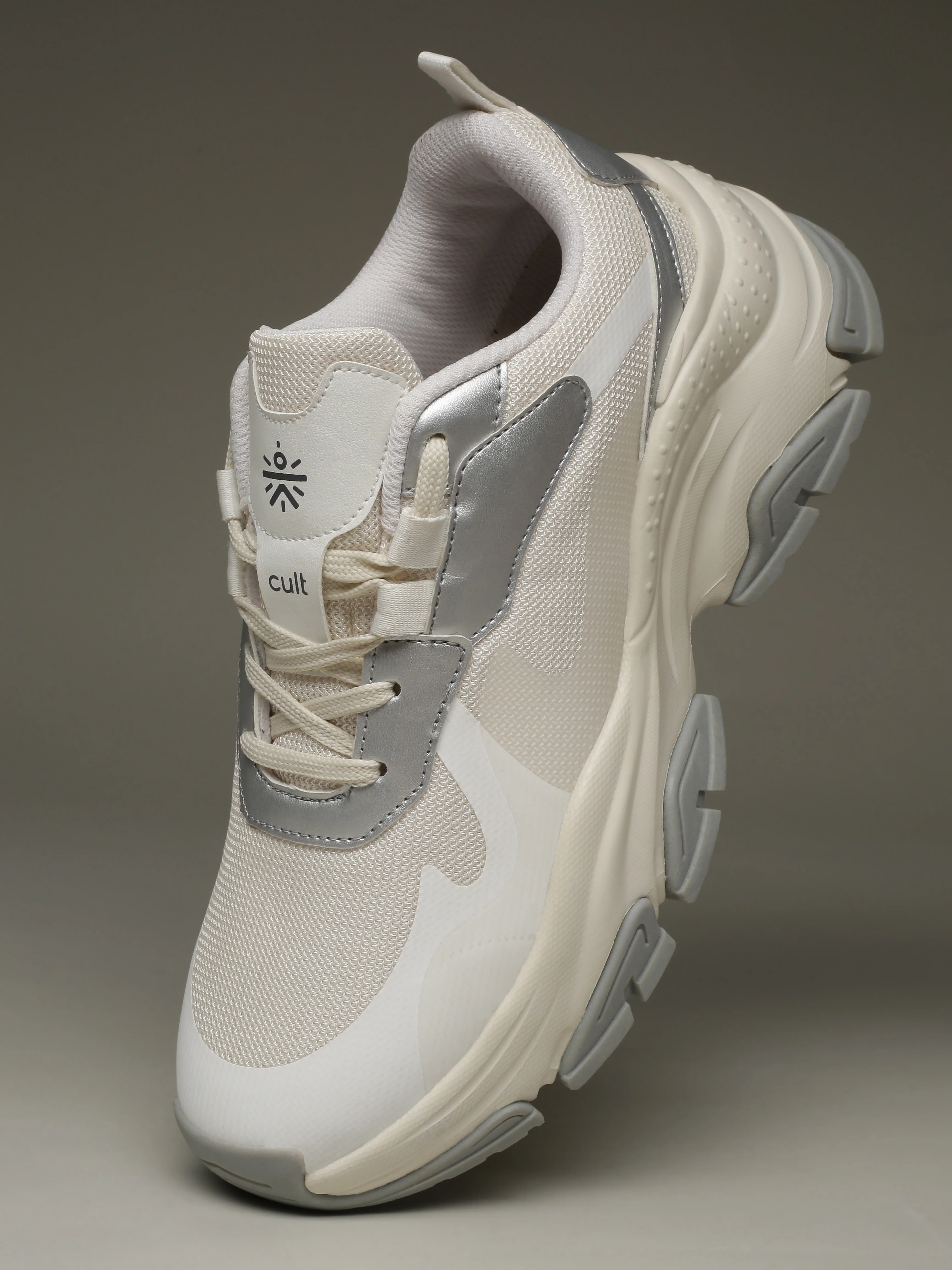 cult Women's Venus Sneakers - Off White/Silver - Image 11