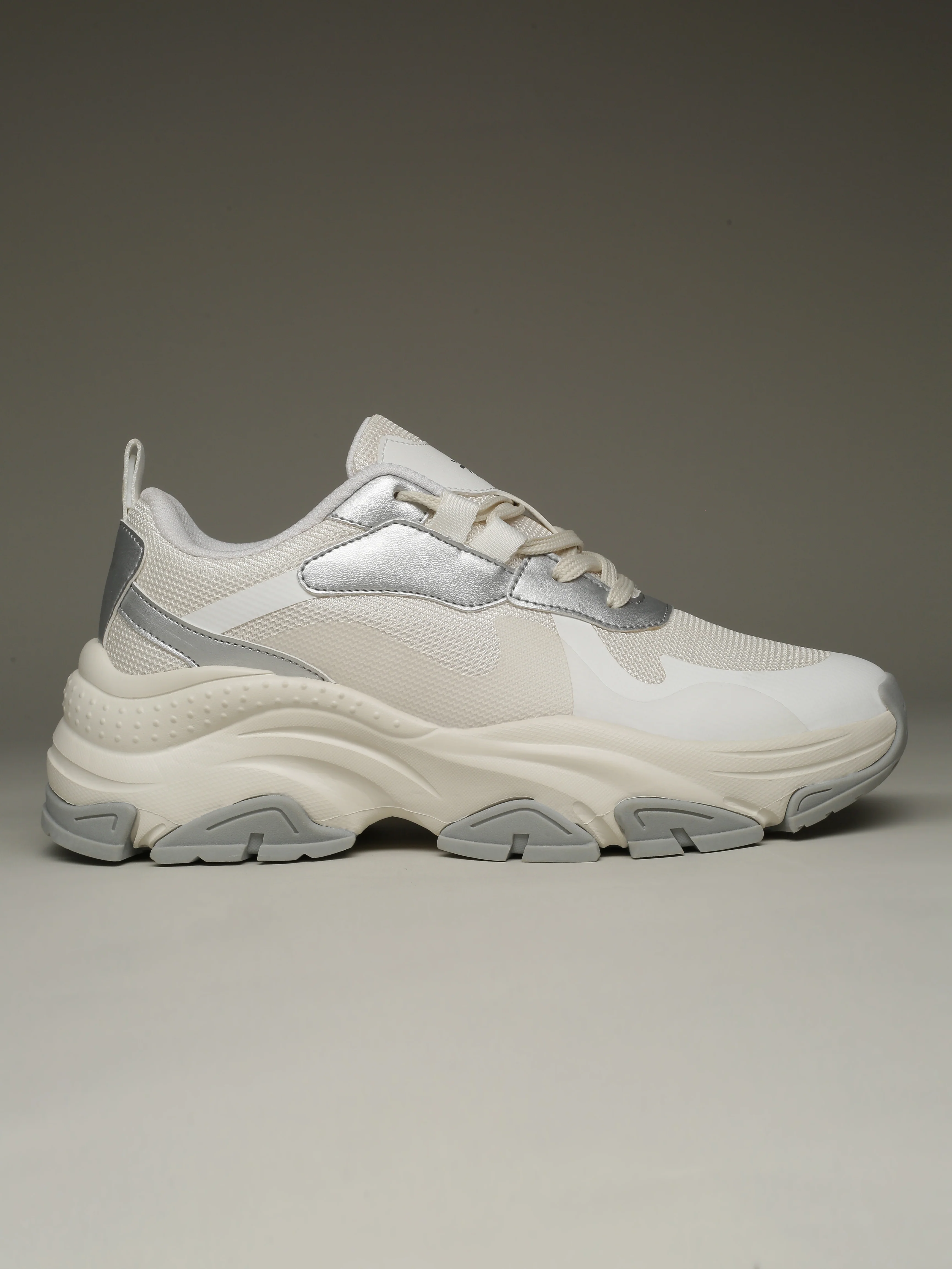 cult Women's Venus Sneakers - Off White/Silver - Image 3