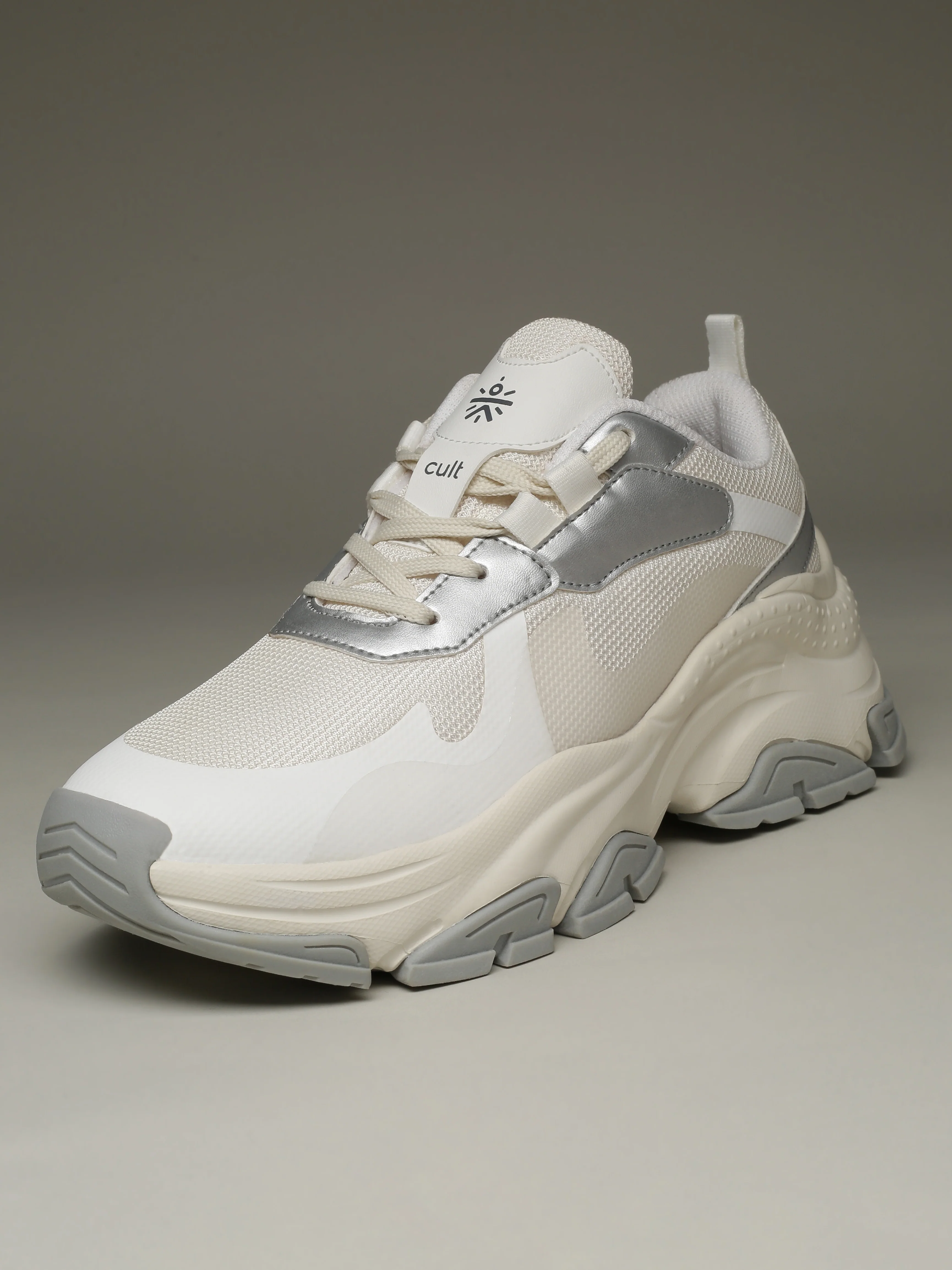 cult Women's Venus Sneakers - Off White/Silver - Image 4