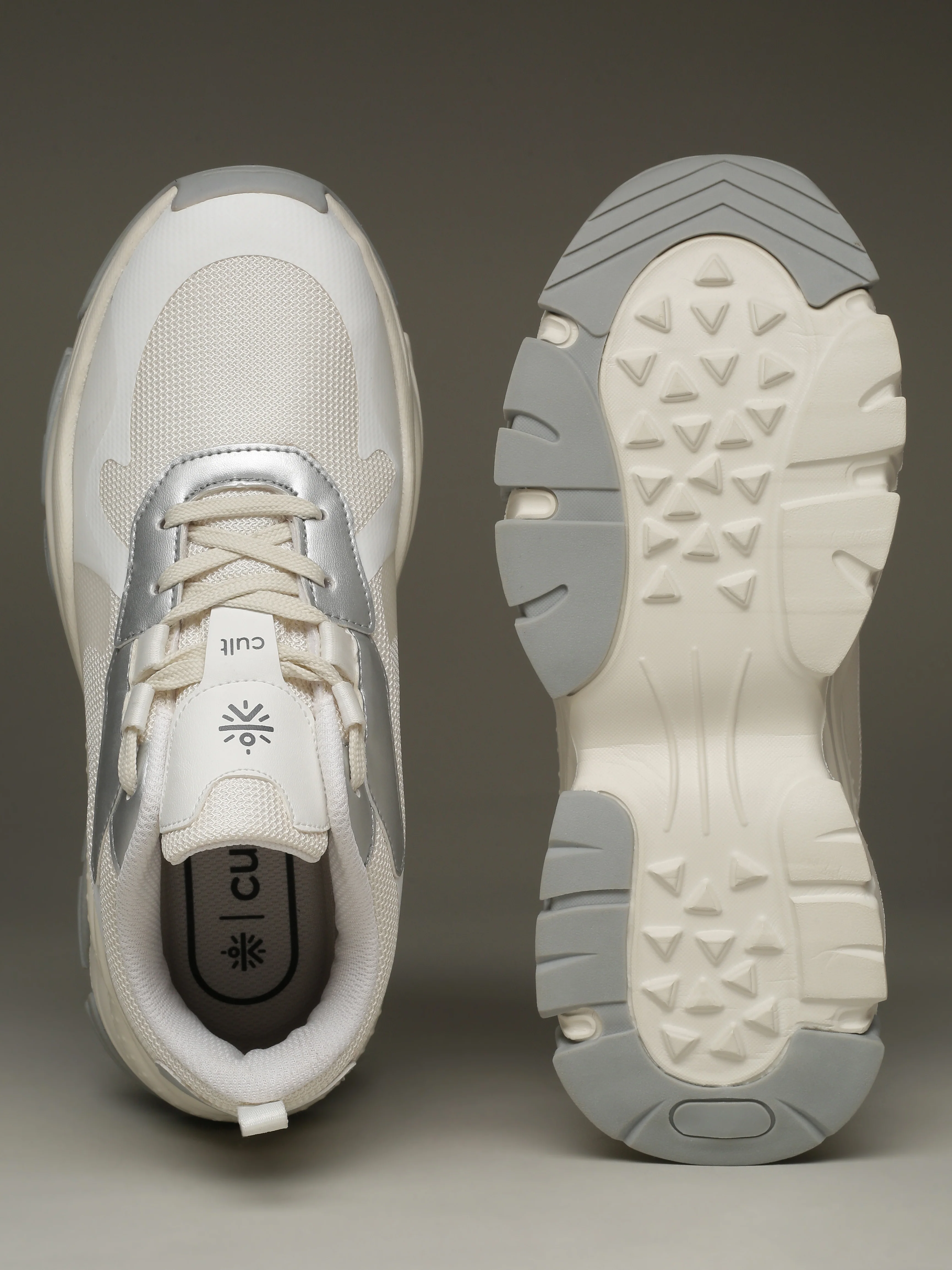 cult Women's Venus Sneakers - Off White/Silver - Image 8
