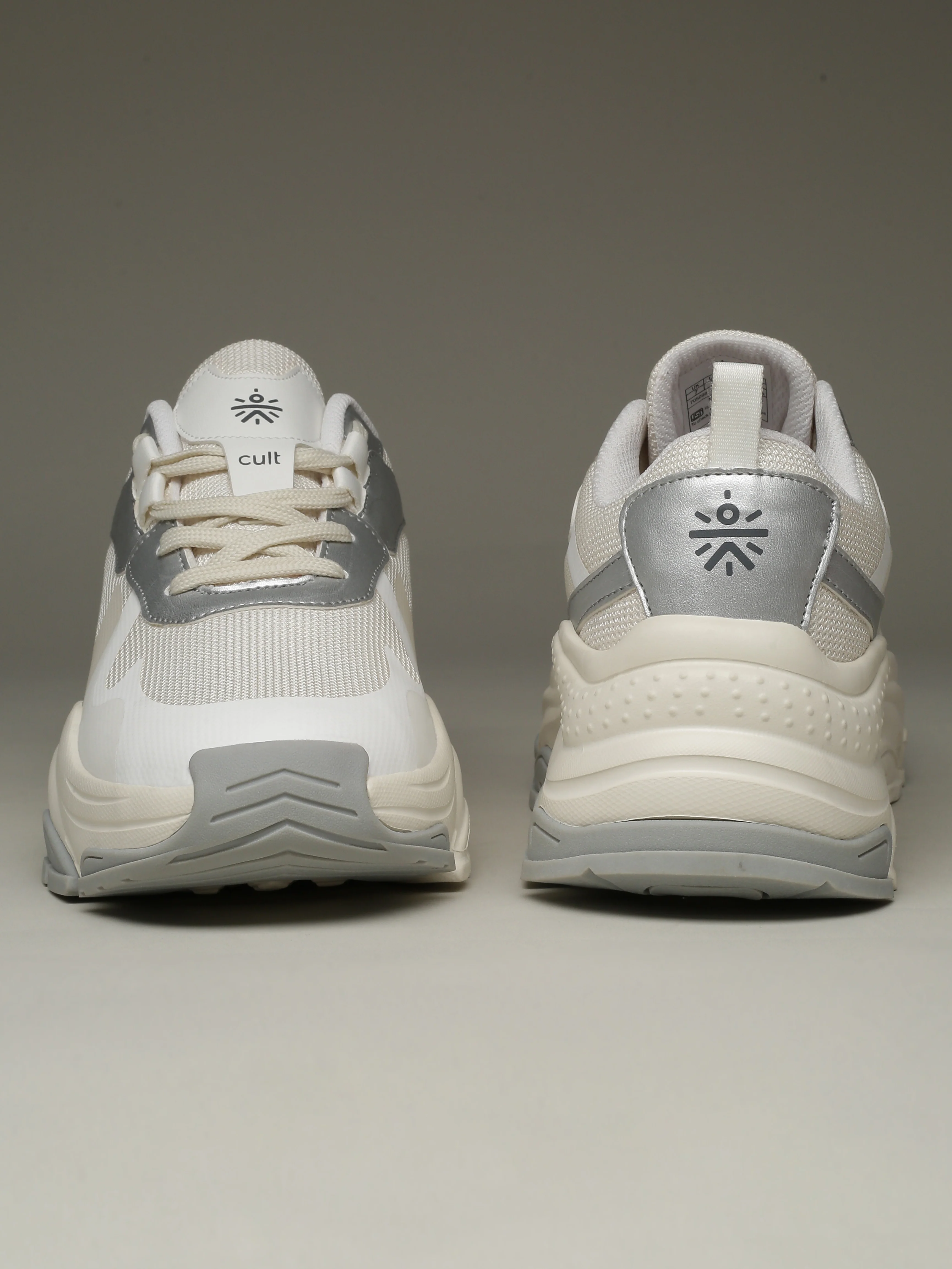 cult Women's Venus Sneakers - Off White/Silver - Image 9