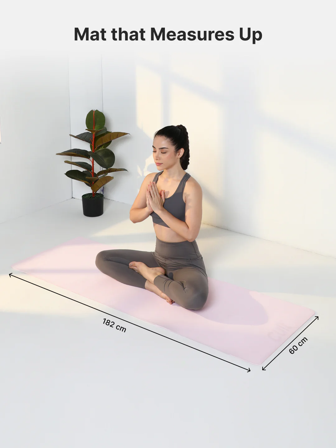 Cult Yoga Mat 4mm EVA with Carry Strap   Lightweight, Non-Slip, Cushioned & Sweat-Resistant Exercise Mat   Eco-Friendly Workout Mat for Yoga, Pilates, Meditation & Home Gym   Pink - Image 7