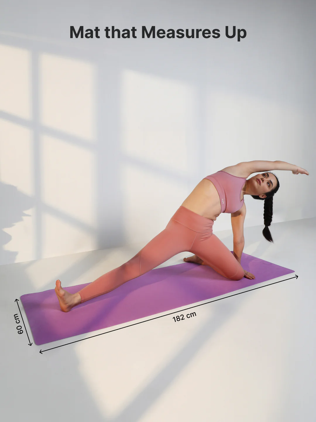 Cult Yoga Mat EVA 5mm with Carry Strap   Non-Slip, Lightweight & Cushioned Exercise Mat   Sweat-Resistant, Durable & Eco-Friendly for Yoga, Pilates, Stretching, Meditation & Home Gym   Purple - Image 7