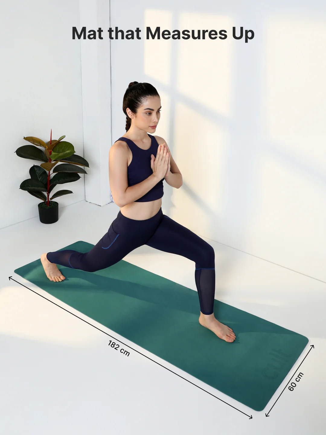 Cult Yoga Mat EVA 5mm with Carry Strap   Non-Slip, Cushioned, Sweat-Resistant, Eco-Friendly Workout Mat for Home Gym & Fitness   Sage Green - Image 7