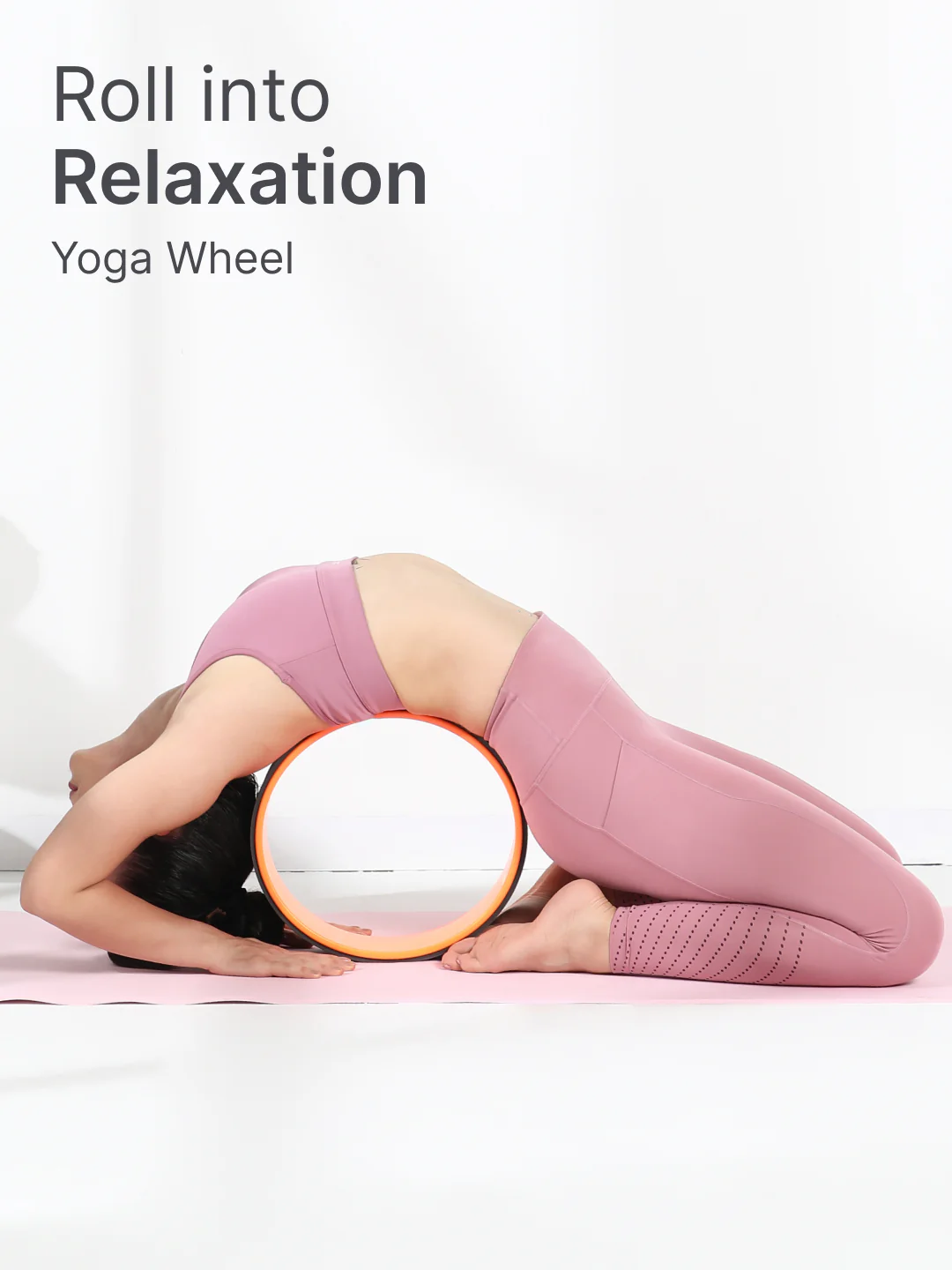 cult Yoga Wheel for Stretching and Balance Dark Grey - Image 2