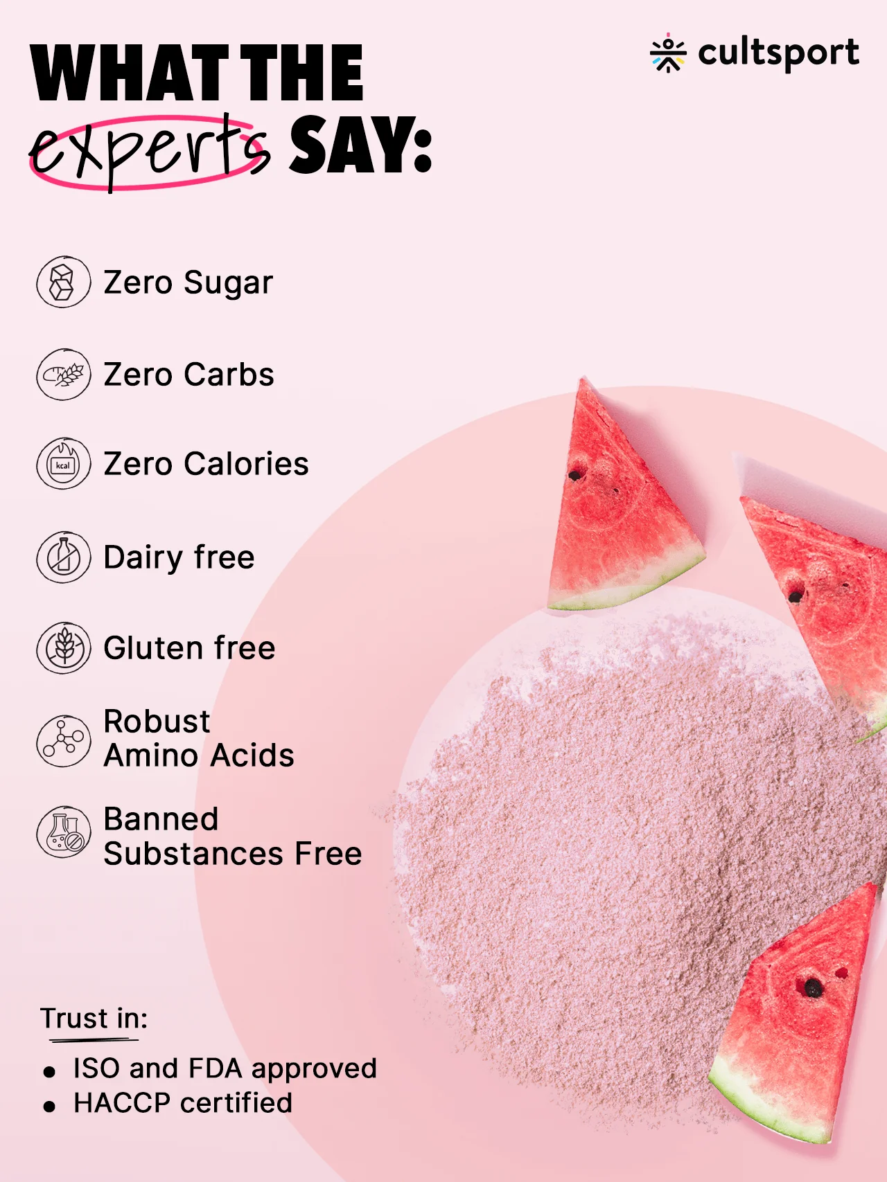 BCAA Powder, 300g | Sugar Free (Intra & Post Workout Drink) Muscle Recovery with Amino Acids | 6g BCAAs for Men & Women | Watermelon Flavor | 10 g serving - Image 7