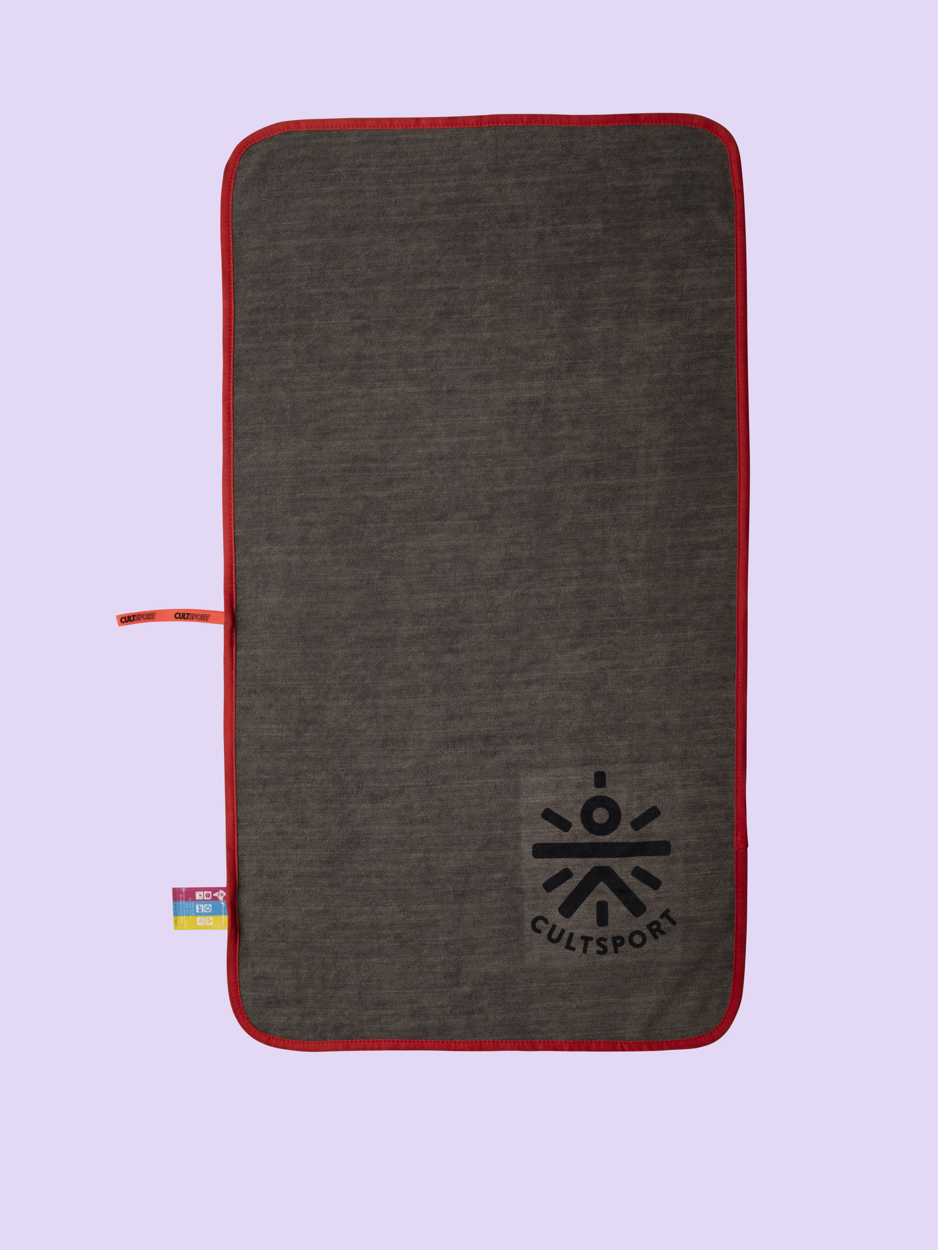 Rock Grey Microfibre Gym Towel - Image 2