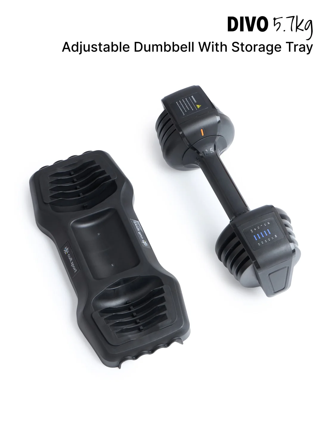 Divo Adjustable Dumbbell (Pack of 1) for Men & Women for Fitness and Home Workout, Adjustable Dumbbell 5.7 KG.(6 months extended warranty only on Cultsport.com) - Image 8