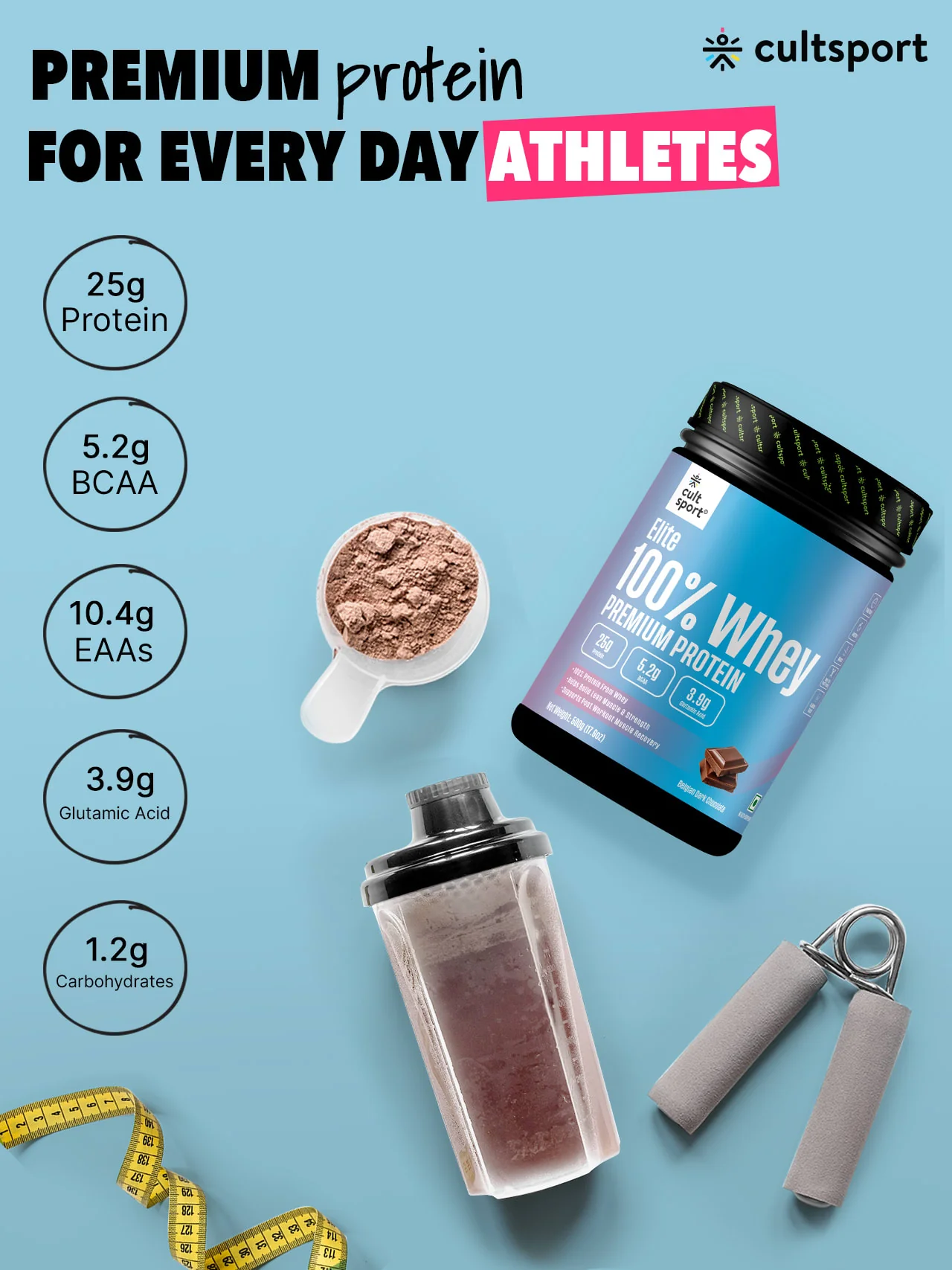 Cultsport Elite 100 Whey 500g - Image 5