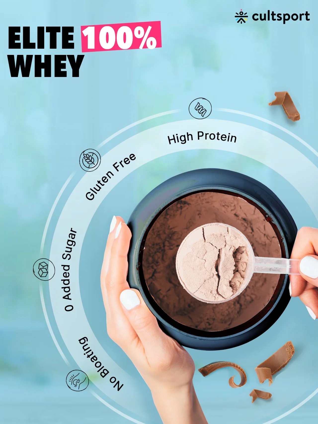 Cultsport Elite 100% Whey Protein, 35g - Image 3