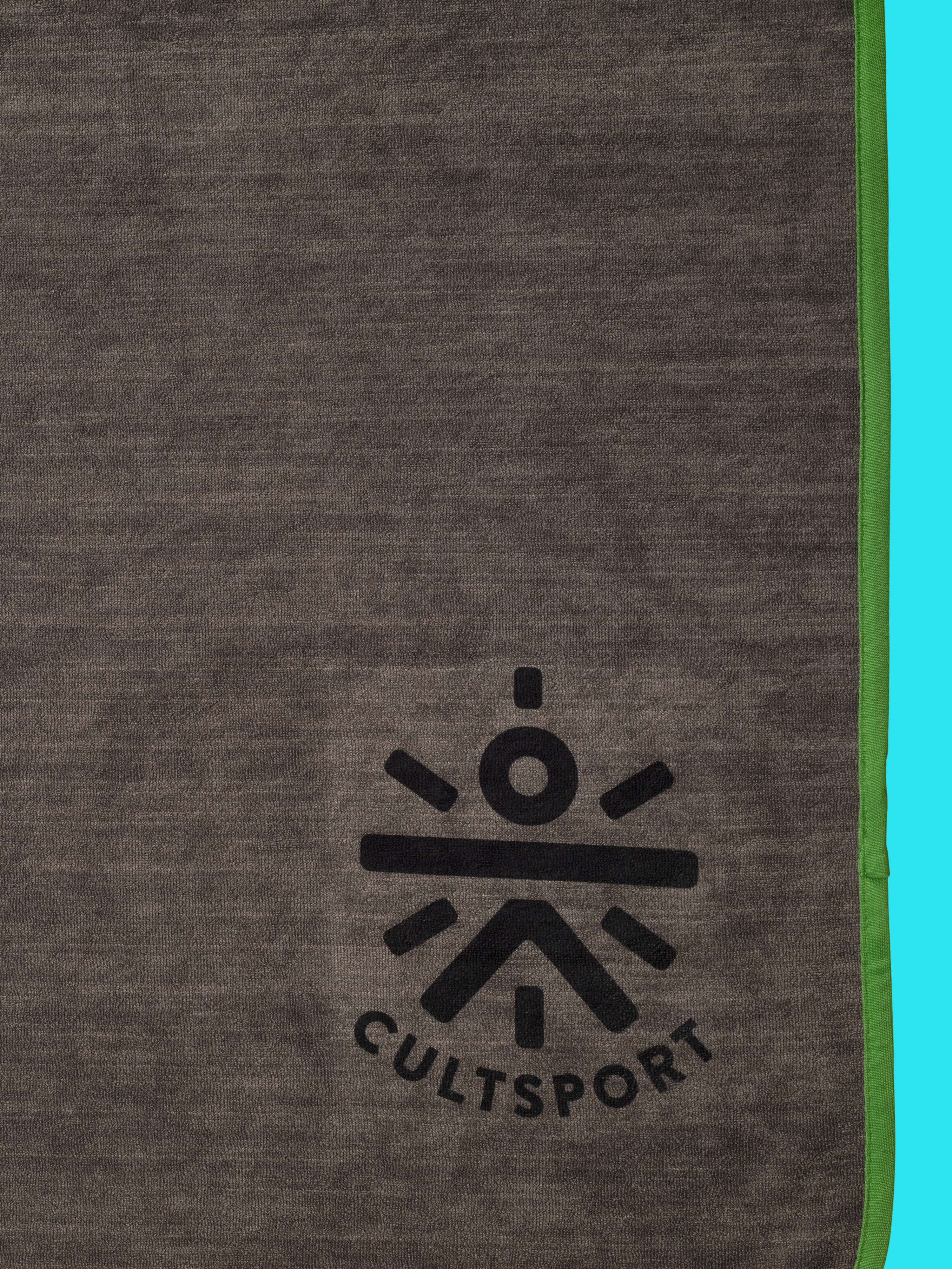 Castal Rock Green Microfibre Gym Towel - Image 3