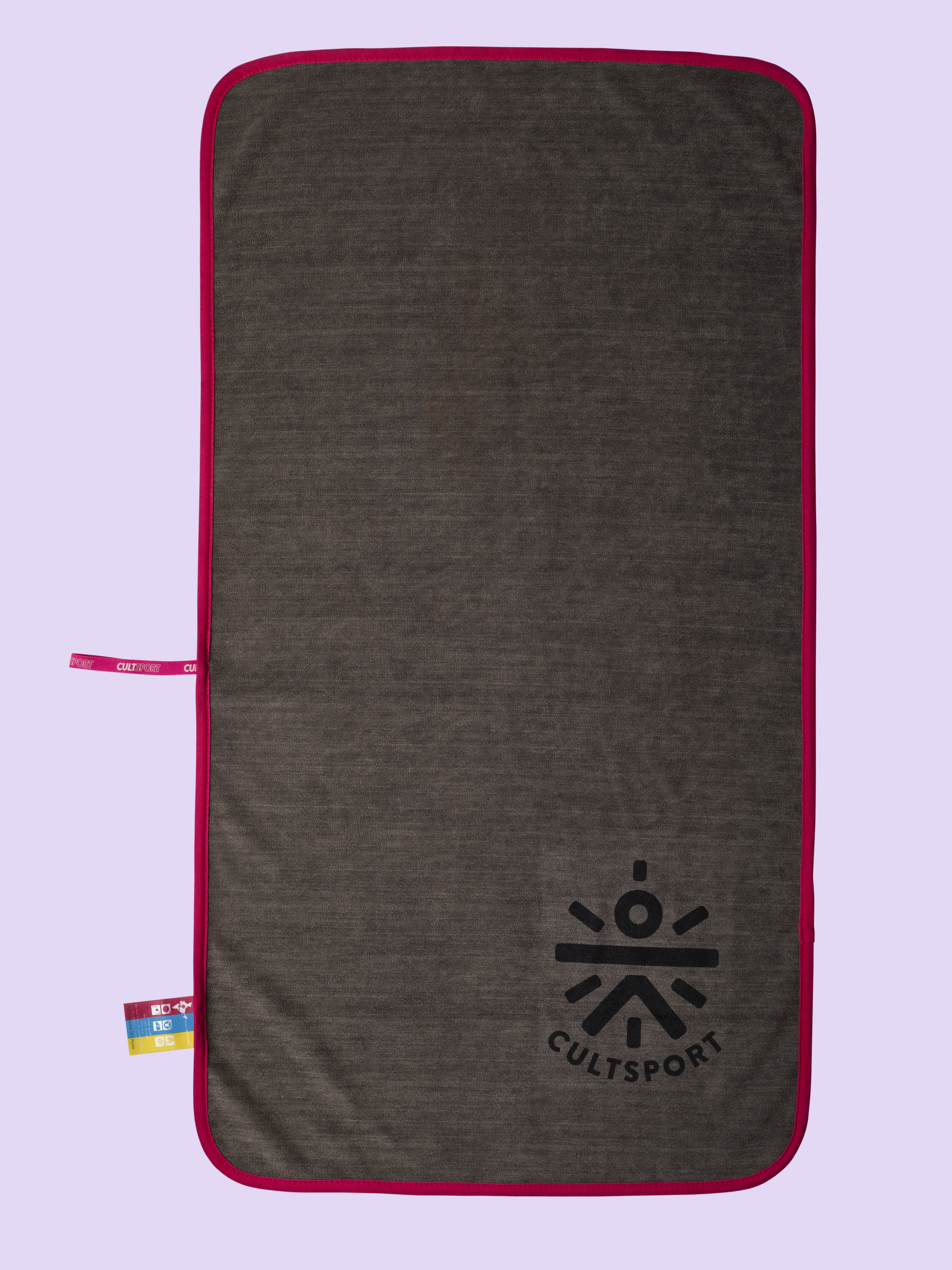 Castal Rock Pink Microfibre Gym Towel - Image 2