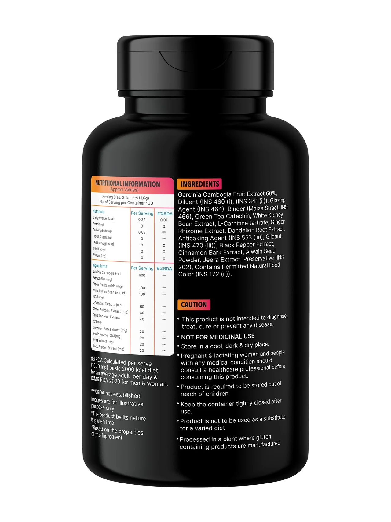 Lean Night Shred | 13 Powerful ingredients | Promotes relaxation & reduce stress, Caffeine-Free, Metabolism Booster, Burns Calories, 60 Tablets - Image 2