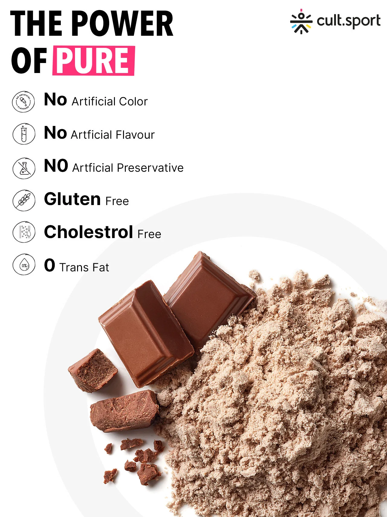 Cultsport Plant-Based Mass Gainer | Triple Chocolate Flavour | Gluten-Free | Cholesterol-Free - Image 9