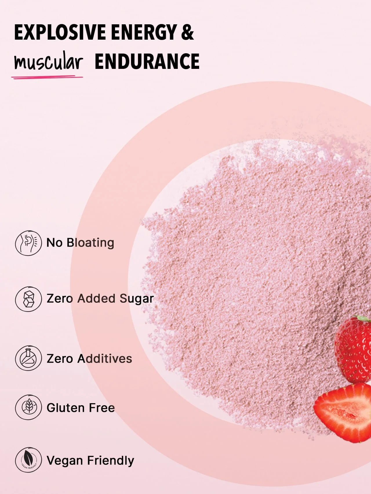 High Performance Pre Workout Powder, 150g | Sugar Free | Sustained Energy Releaseing Blend for Men & Women (Caffeine+Beta Alanine+Creatine Monohydrate), 35 Servings Watermelon Falvour - Image 6