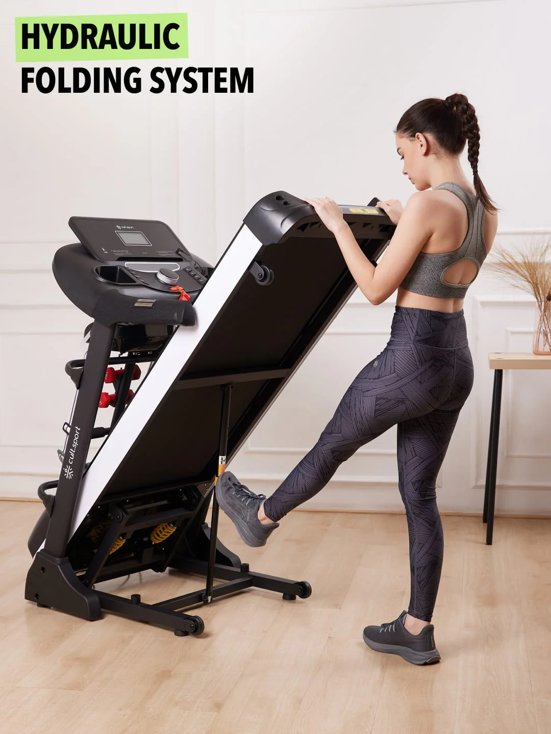 Smartrun Canoas 5.5 HP Peak Treadmill | 15-level Auto-Incline & Massager | Max Weight-130kg | Max Speed-16kmph (with 6 Months Extended Warranty) - Image 7