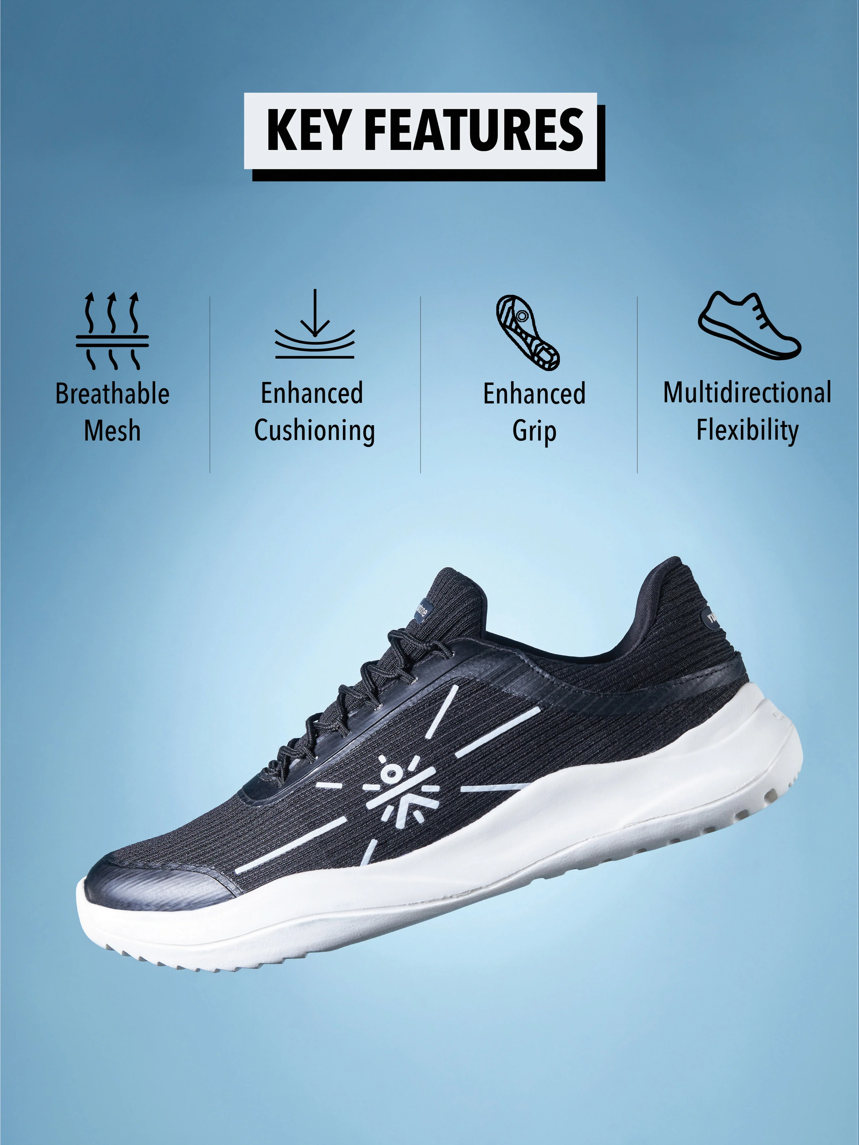 cult Dartin Men Running Shoes - Black - Image 2