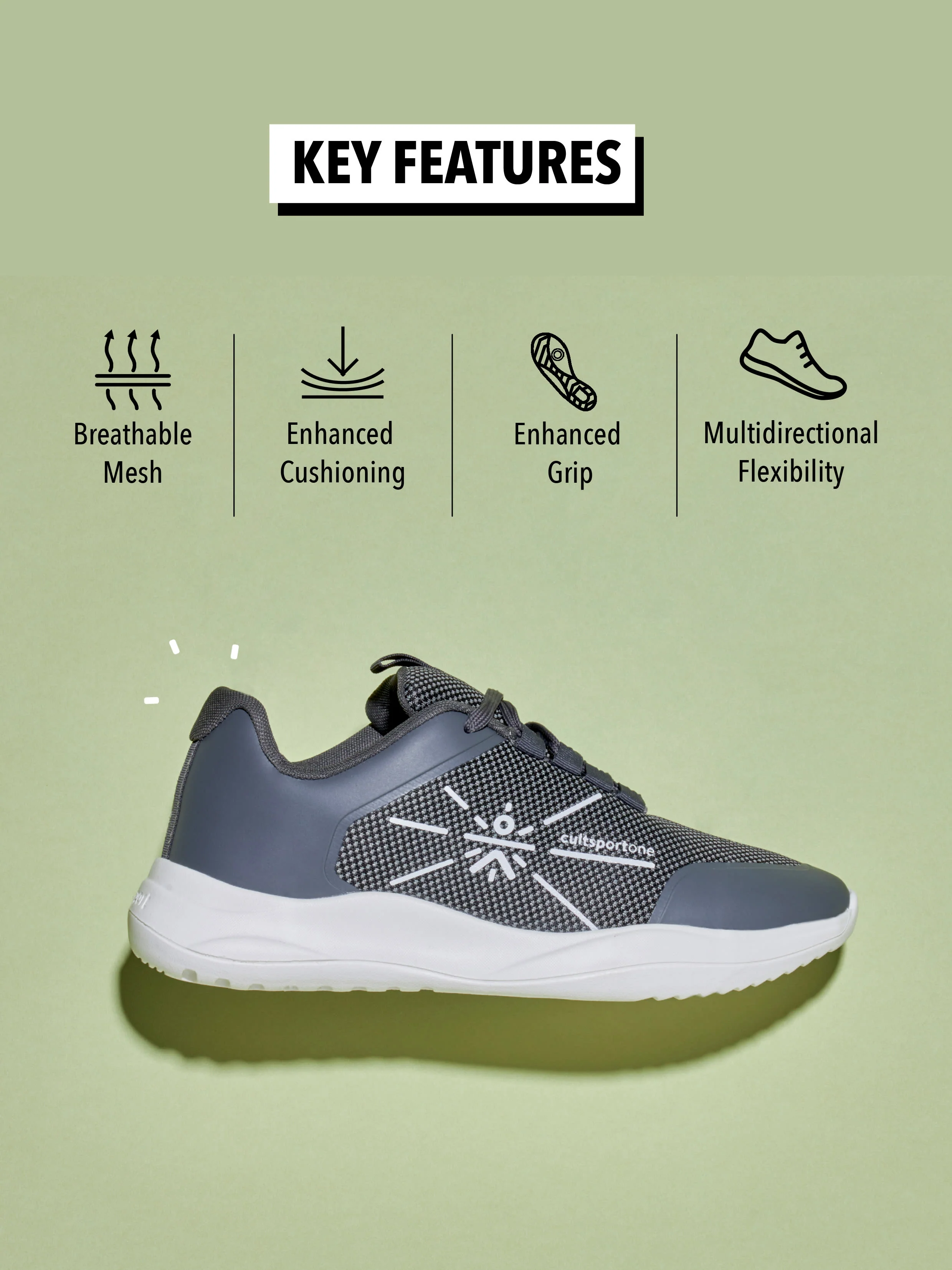 cult Dash Men Running Shoes - Image 3