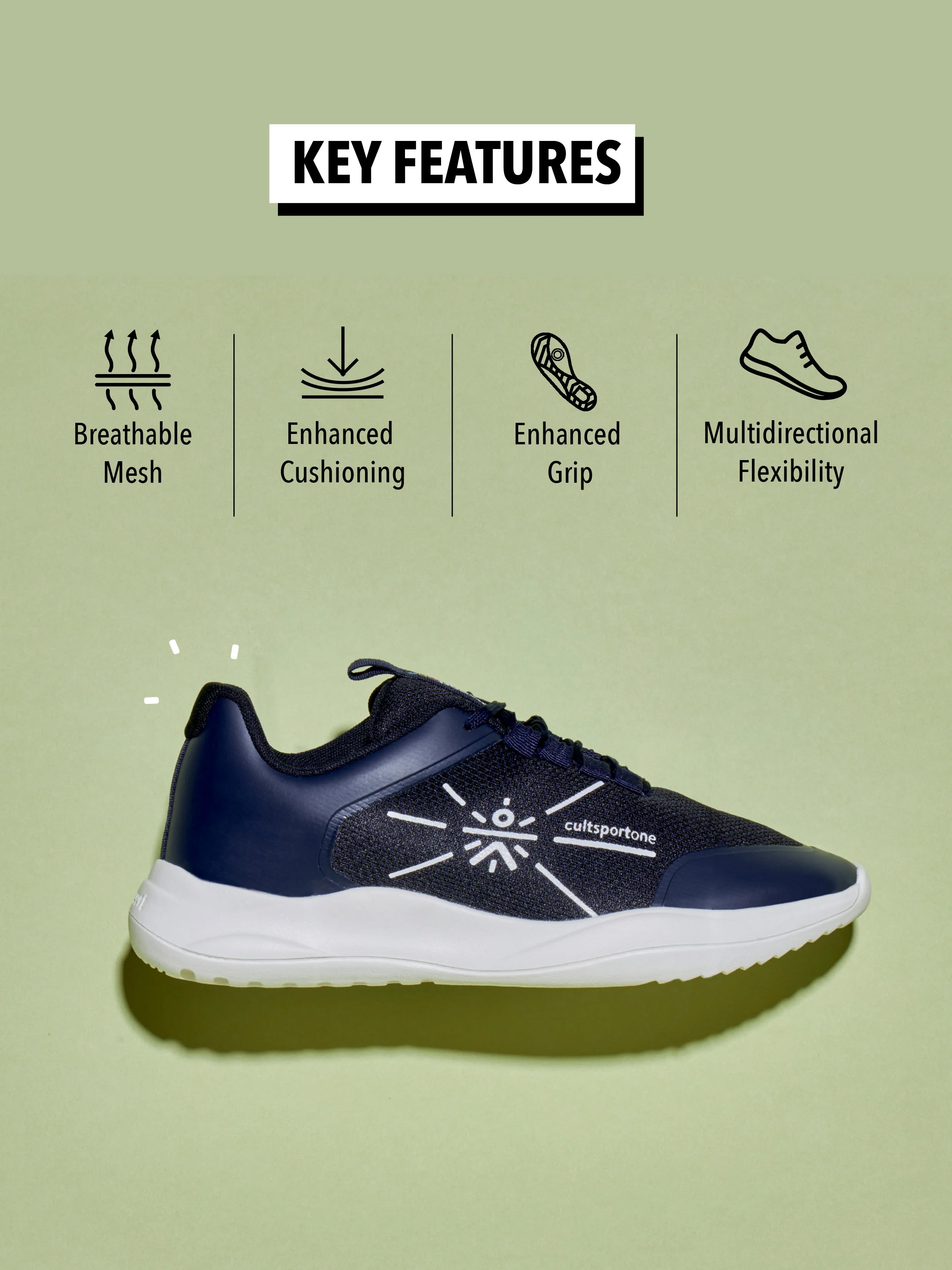 cult Dash Men Running Shoes - Image 3