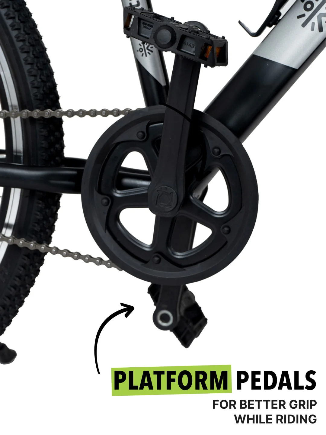 Dauntless27.5Black Steel Single Speed 27.5 inch Mountain Cycle, Front Suspension, Double Wall Rim Free Trainer Sessions, Cycling Event - Image 5