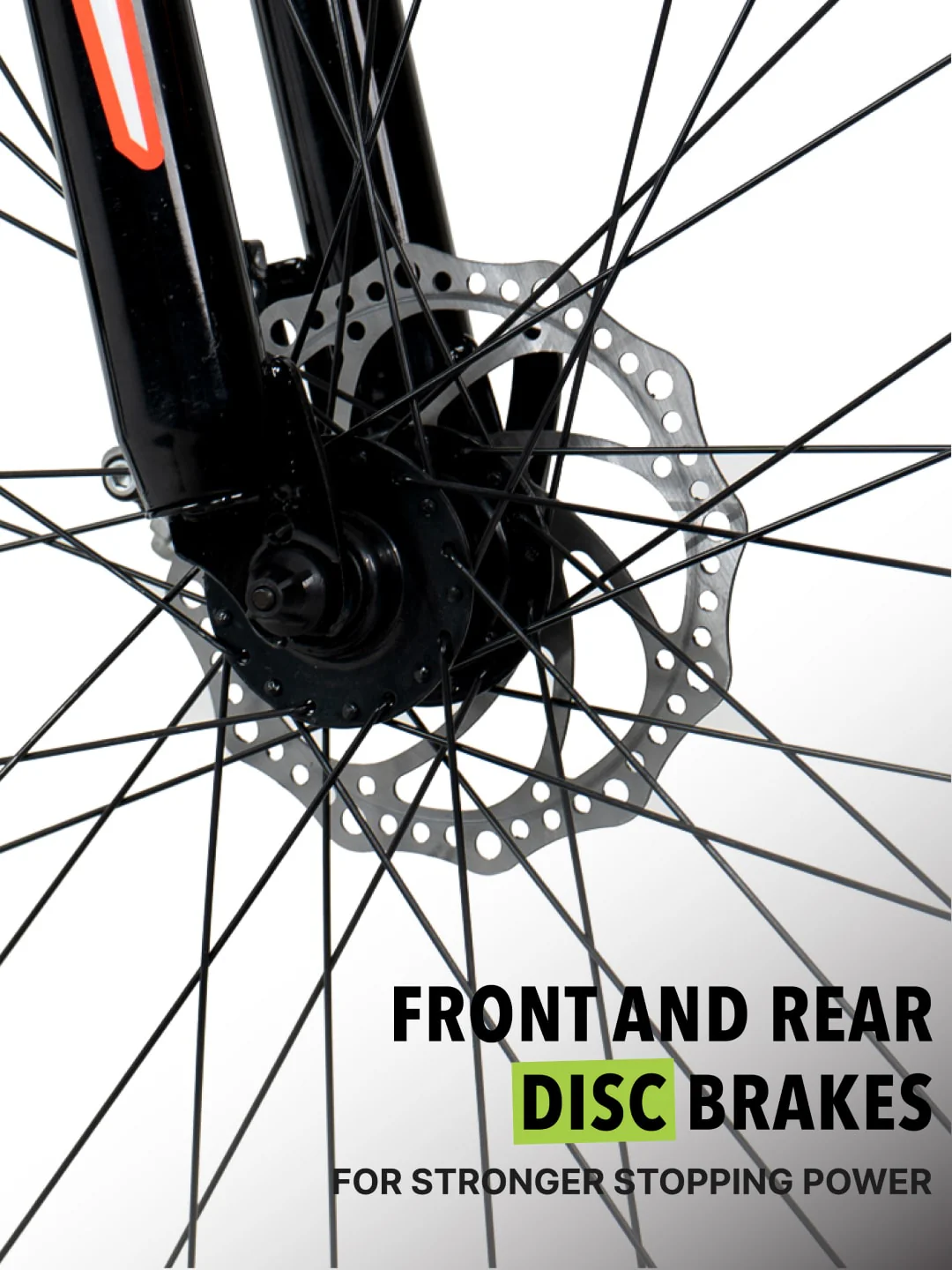 Dauntless27.5Black Steel Single Speed 27.5 inch Mountain Cycle, Front Suspension, Double Wall Rim Free Trainer Sessions, Cycling Event - Image 6