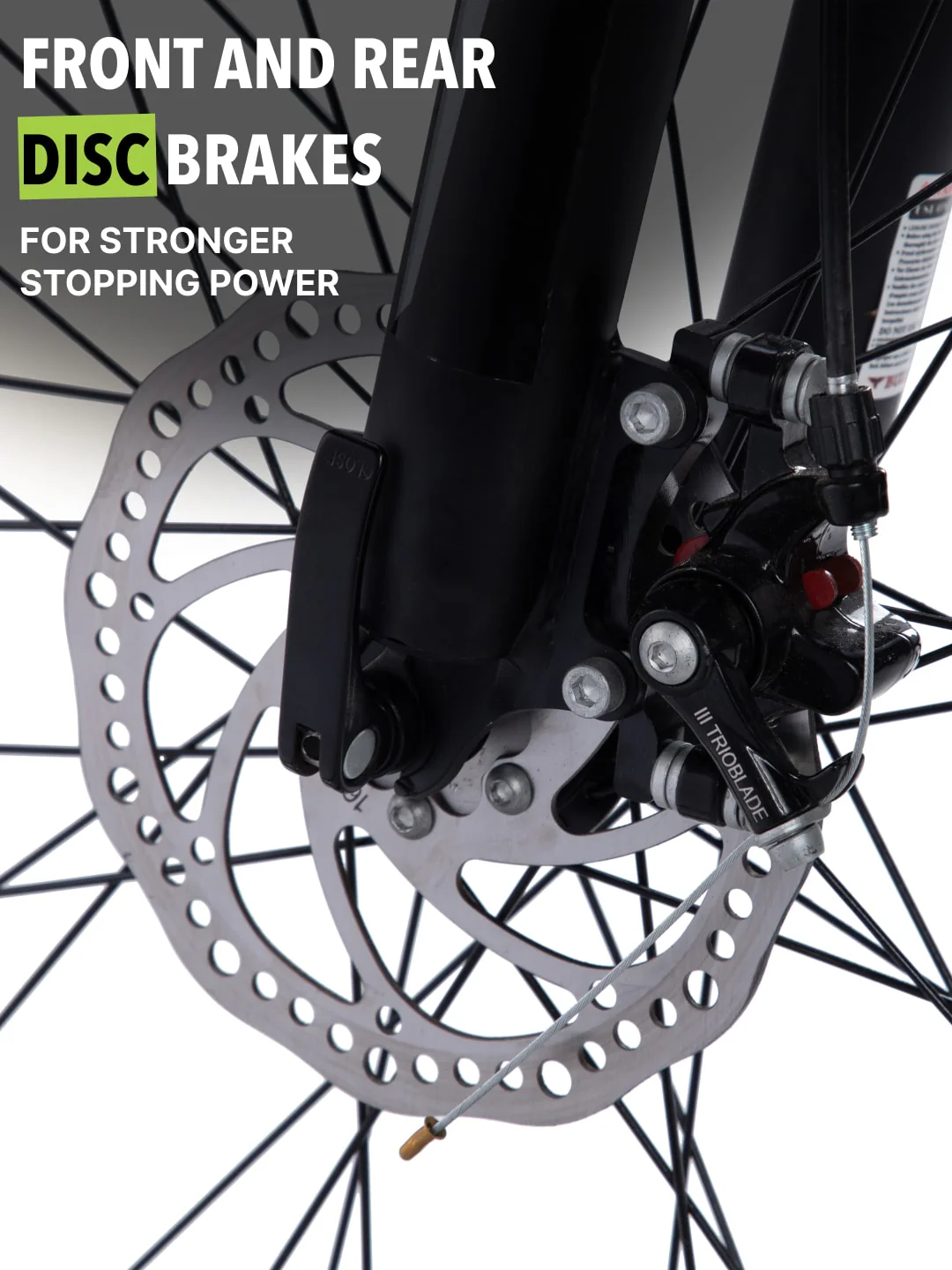 DAUNTLESS21S27.5TBLACK Steel 21 Speed Shimano Gear 27.5 inch Mountain Cycle, Dual Disc Brake, Front Suspension and Double Wall Rim - Image 8