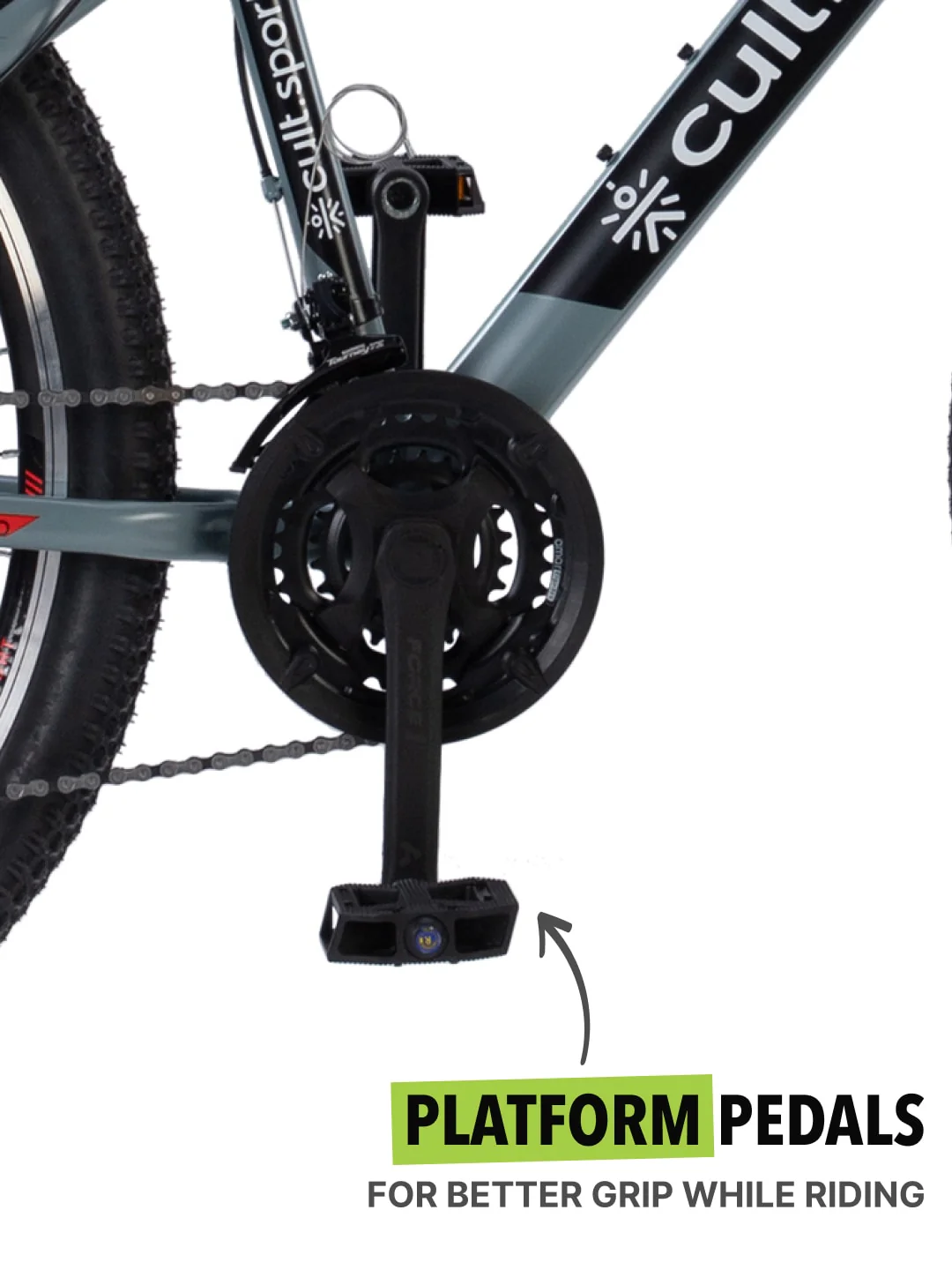 DAUNTLESS21S29TGREYSteel 21 Speed Shimano Gear 29 inch Mountain Cycle, Dual Disc Brake, Front Suspension and Double Wall Rim - Image 6