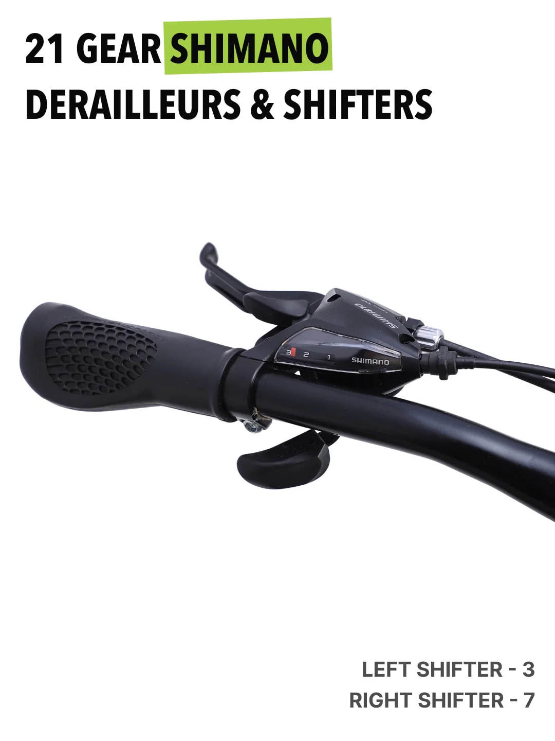 DAUNTLESS21S29TGREYBLACKSteel 21 Speed Shimano Gear 29 inch Mountain Cycle, Dual Disc Brake, Front Suspension and Double Wall Rim - Image 4