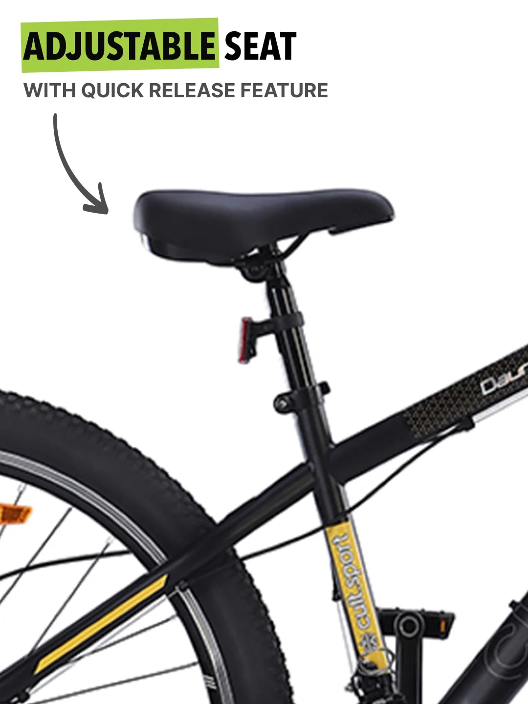 DAUNTLESS21S29TGREYBLACKSteel 21 Speed Shimano Gear 29 inch Mountain Cycle, Dual Disc Brake, Front Suspension and Double Wall Rim - Image 5
